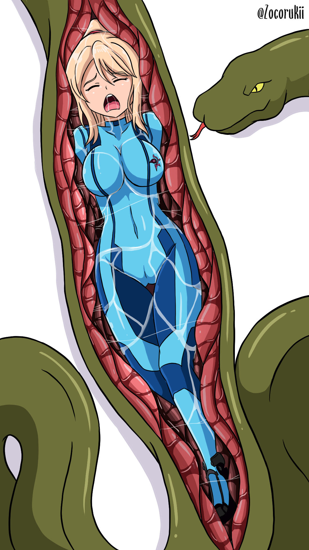 [Zocorukii] There's no escape. (Samus Aran) (Metroid) 画像番号 1