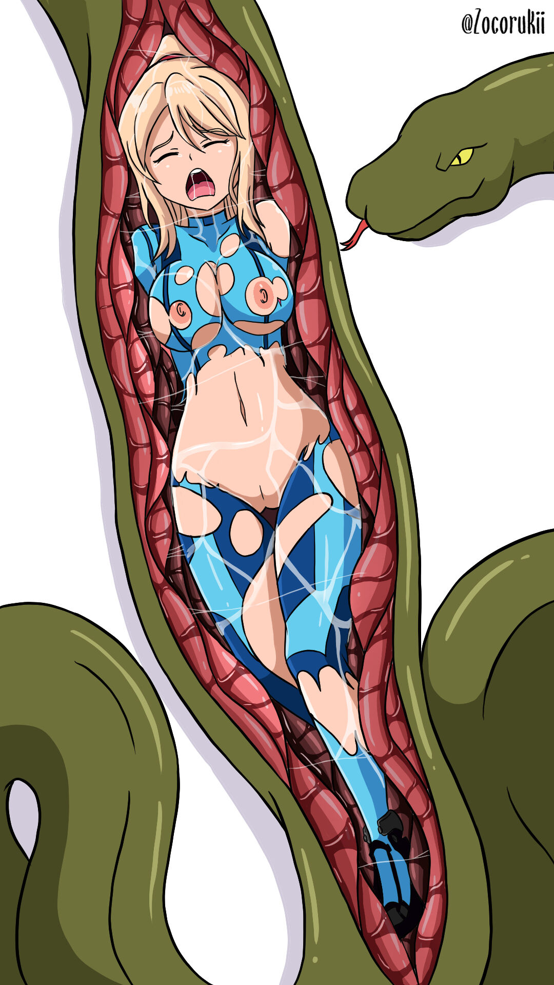 [Zocorukii] There's no escape. (Samus Aran) (Metroid) 画像番号 2