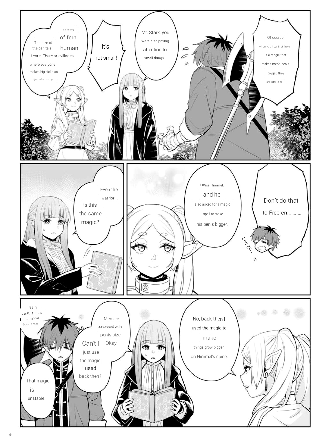 [COMEX (Zhen Lu)] Chinchin ga Ookiku Naru Mahou (Sousou no Frieren) [English] [MTL] image number 3