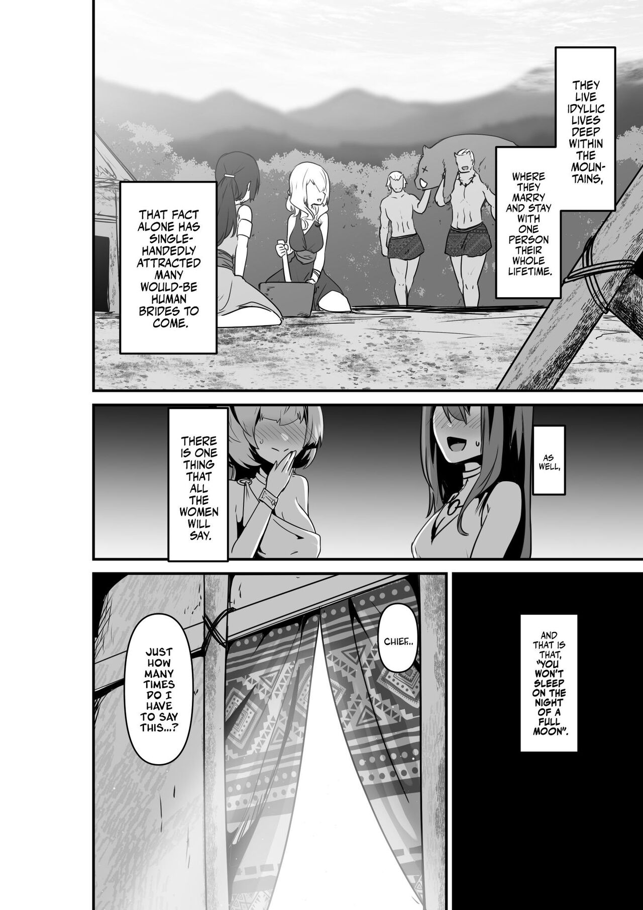 [HASHIOKI (Otemoto)] Elf to Orge ga Love-love Ecchi suru Ohanashi | Passionate Ogre And Elf Sex [English] [A Cool Person] imagen número 4