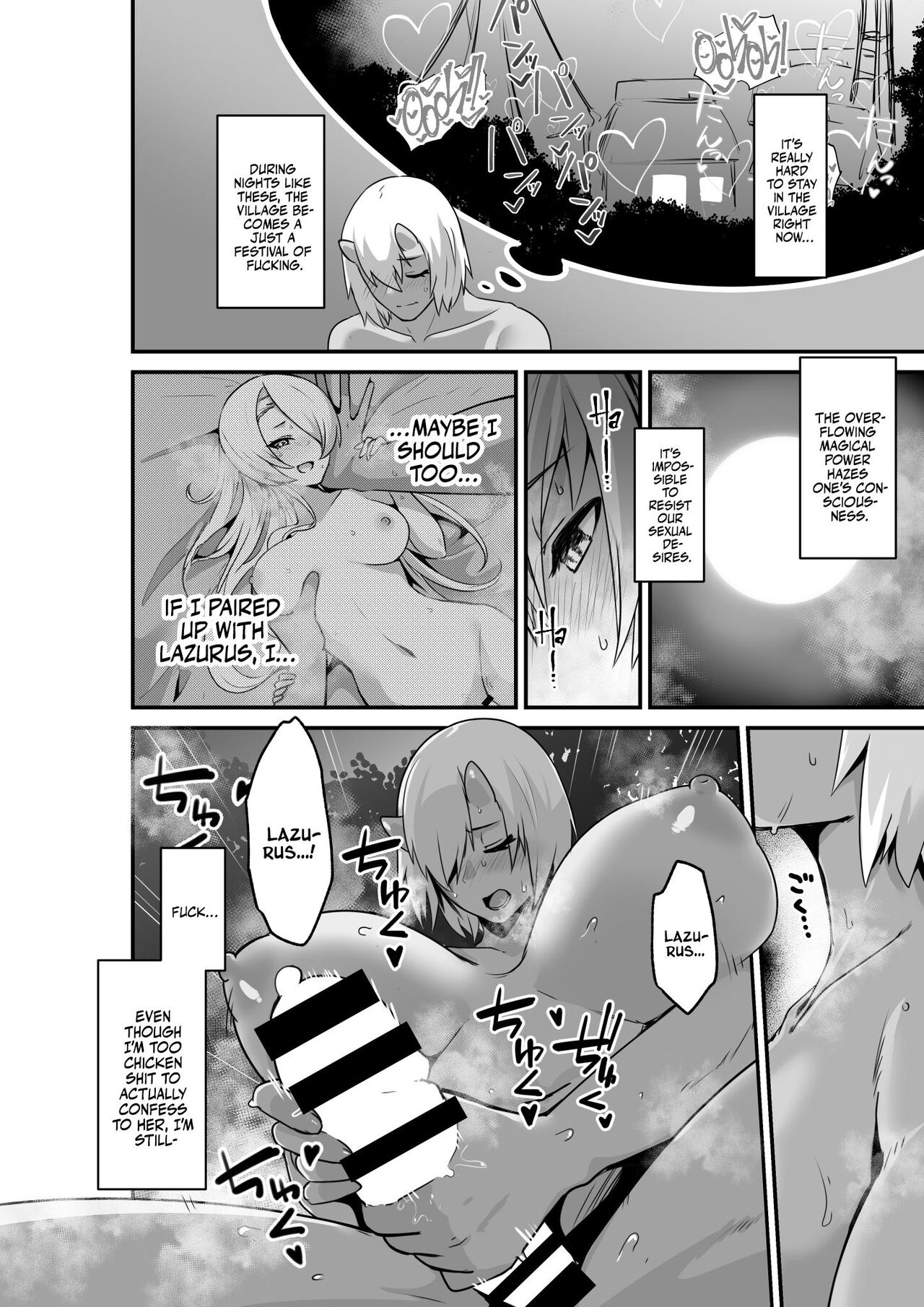 [HASHIOKI (Otemoto)] Elf to Orge ga Love-love Ecchi suru Ohanashi | Passionate Ogre And Elf Sex [English] [A Cool Person] imagen número 12
