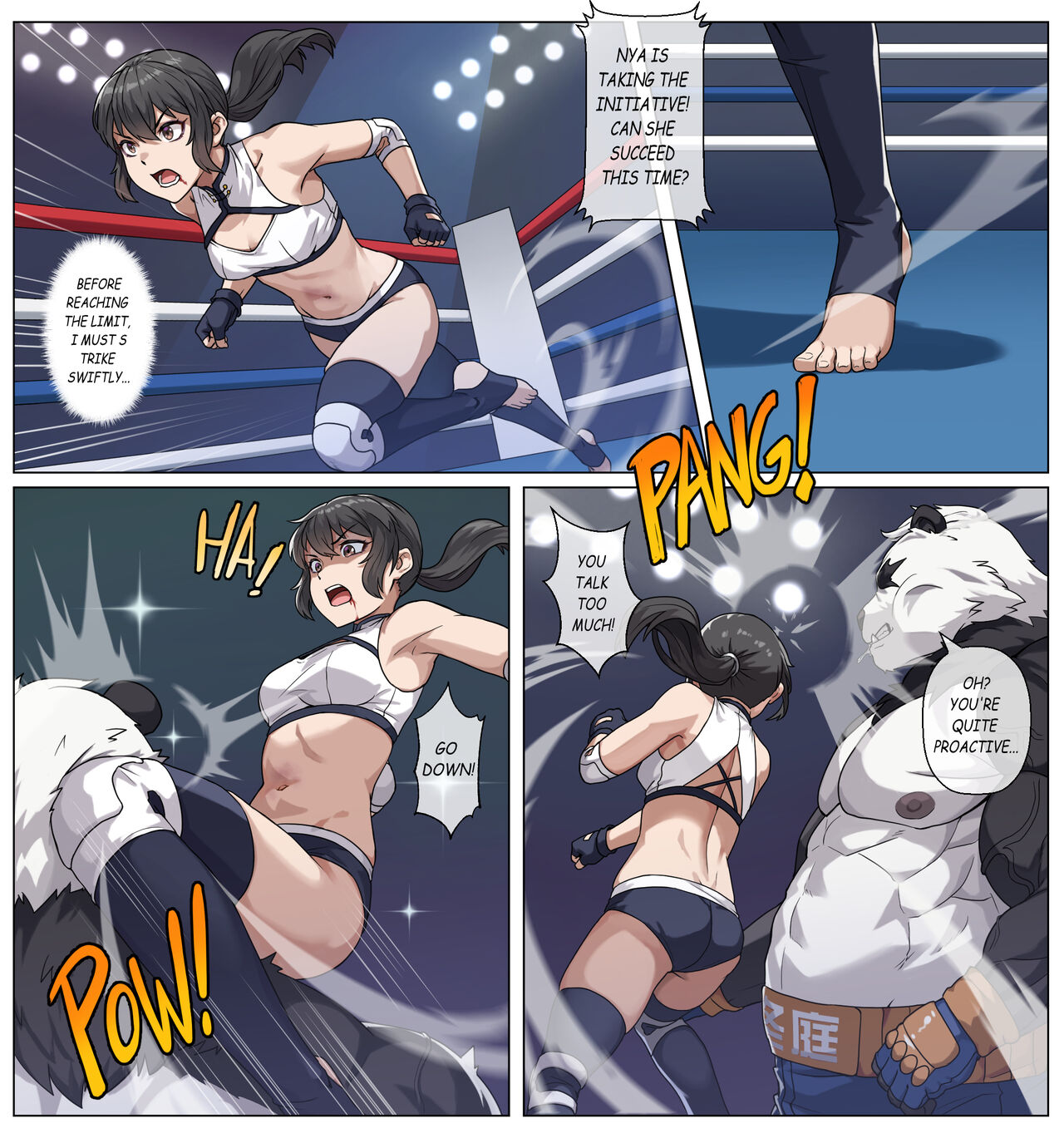 [FANBOX][正経同人(彥)] 妮婭の腹擊地獄 [English] image number 2