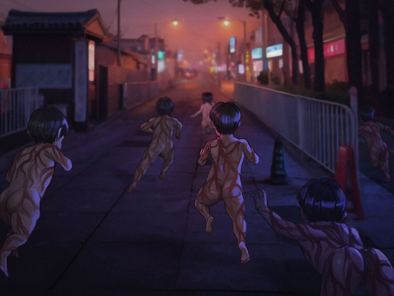 触手の苗床化孕み袋   人妻と夫がオナニーしているときに UMAの触手に肉体改造され強○出産 图片编号 110