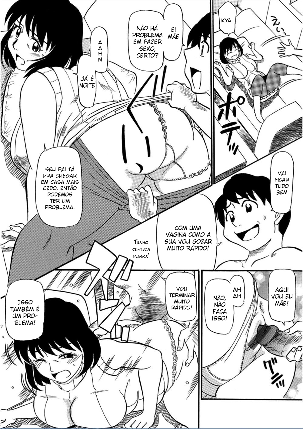 [Fujisawa Tatsurou] Kinshin-san Irasshai 3 | Satisfaça Sua Mãe (WEB Ban COMIC Gekiyaba! Vol. 95) [Portuguese-BR] 画像番号 12