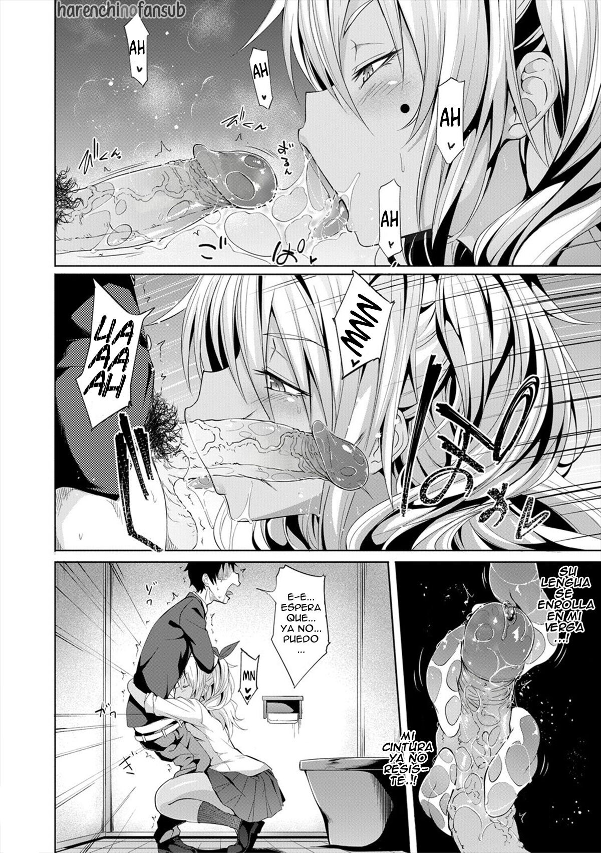 [Mizoguchi Gelatin] Succubus Appli <Gakuen Saimin> [Spanish] [Harenchi no Fansub] [Decensored]  [Digital] изображение № 24