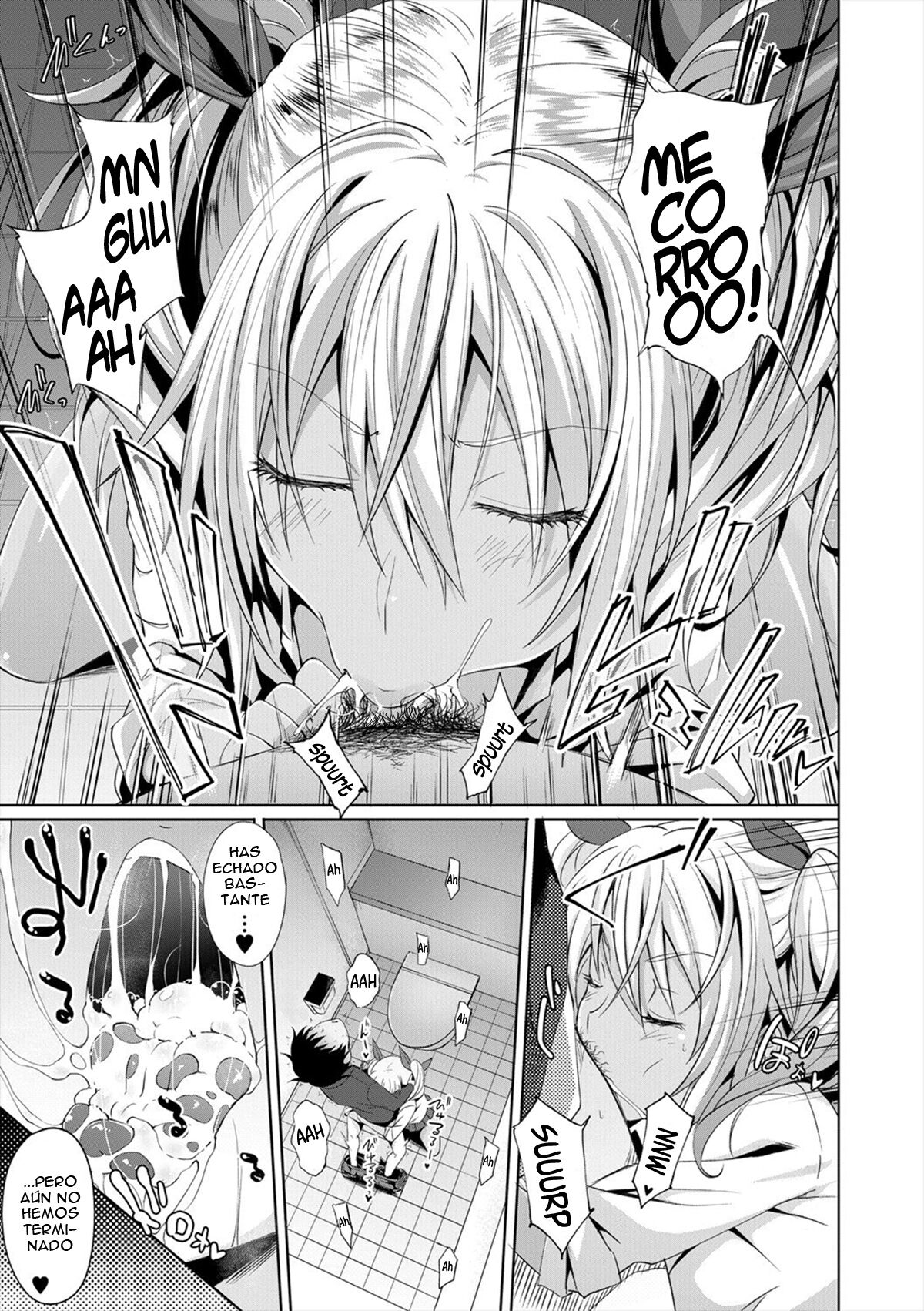 [Mizoguchi Gelatin] Succubus Appli <Gakuen Saimin> [Spanish] [Harenchi no Fansub] [Decensored]  [Digital] изображение № 25