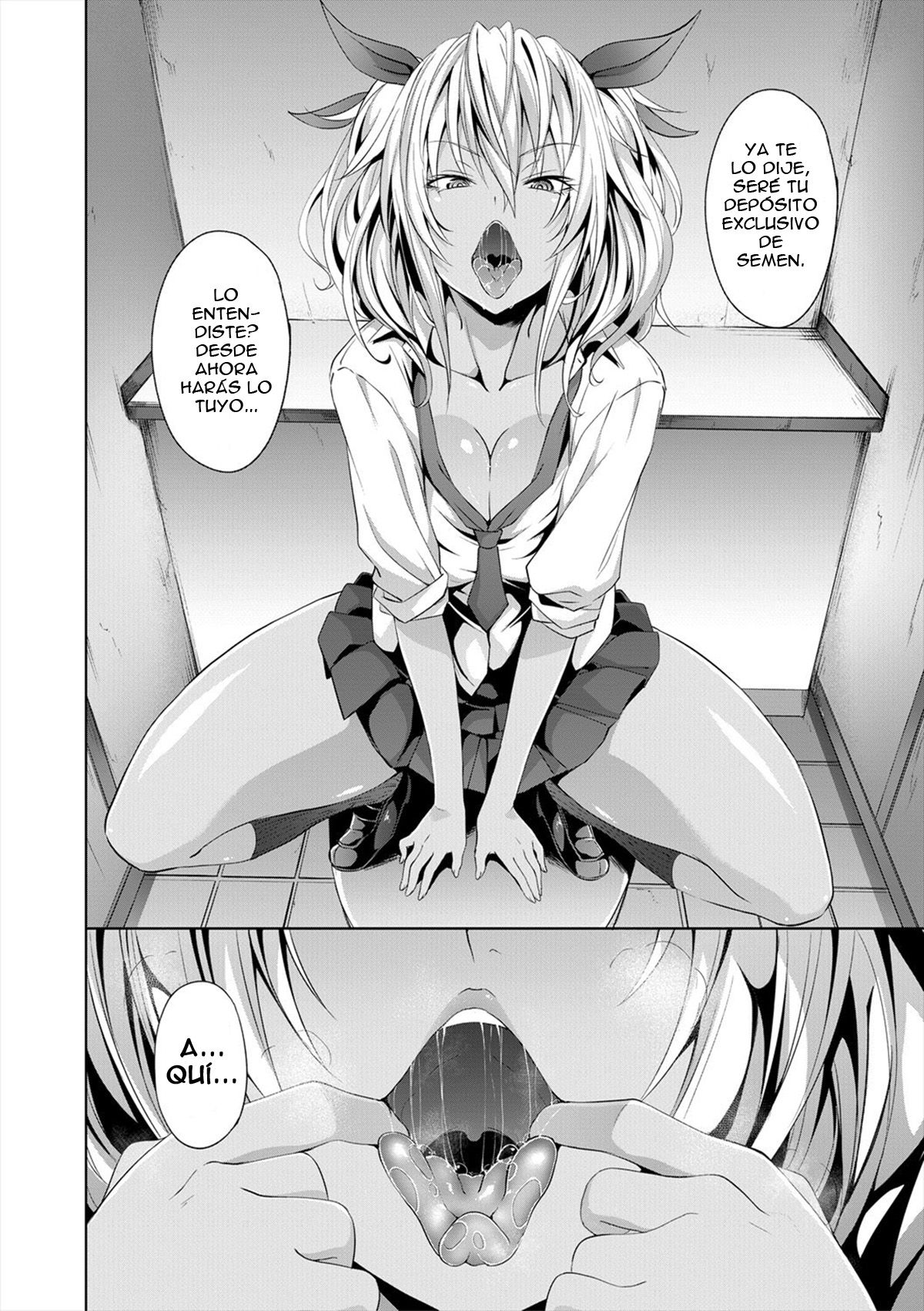 [Mizoguchi Gelatin] Succubus Appli <Gakuen Saimin> [Spanish] [Harenchi no Fansub] [Decensored]  [Digital] изображение № 26