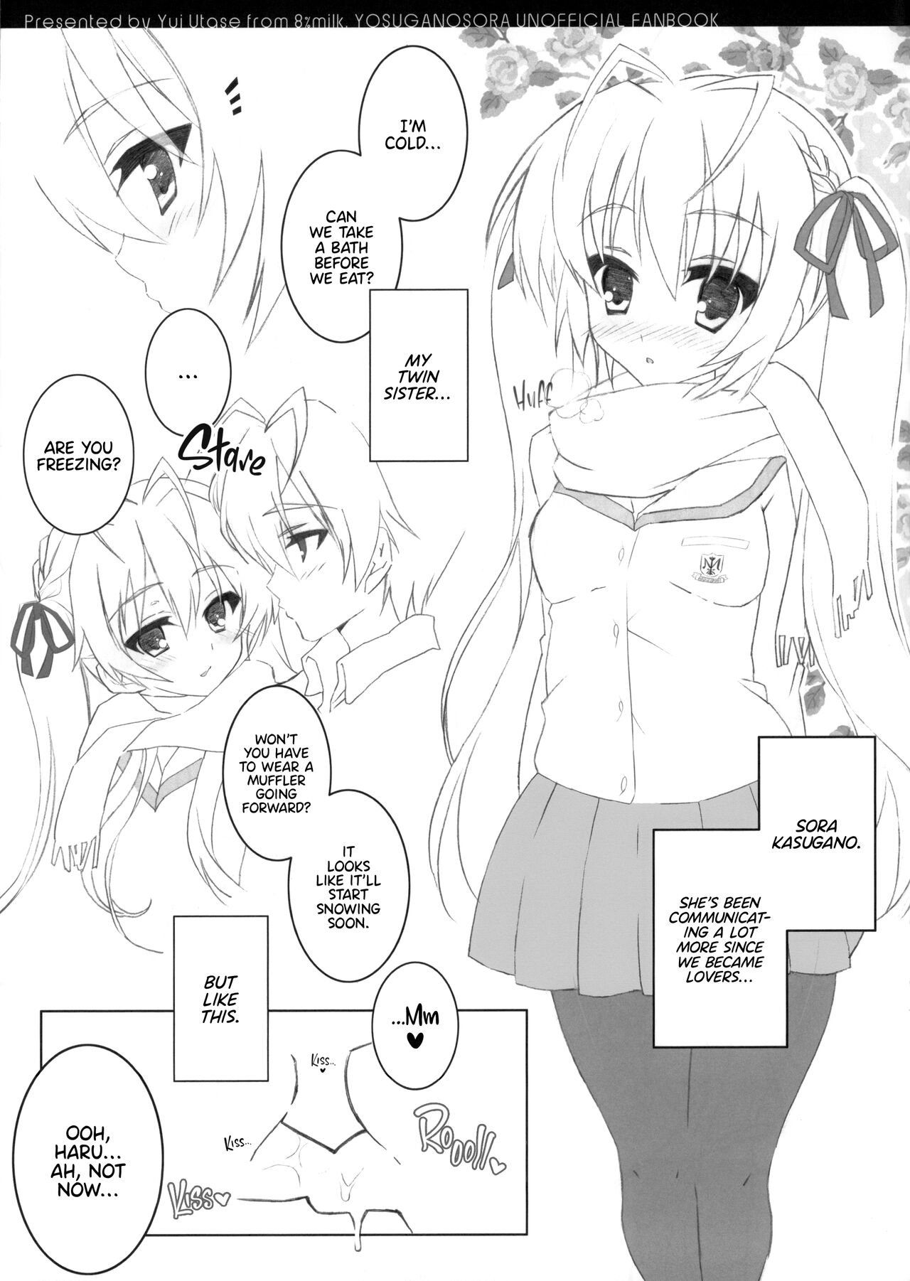 (C81) [8%milk. (Utase Yui)] Sora ori snowin'! (Yosuga no Sora) [English] [TRJR] [Decensored] image number 5