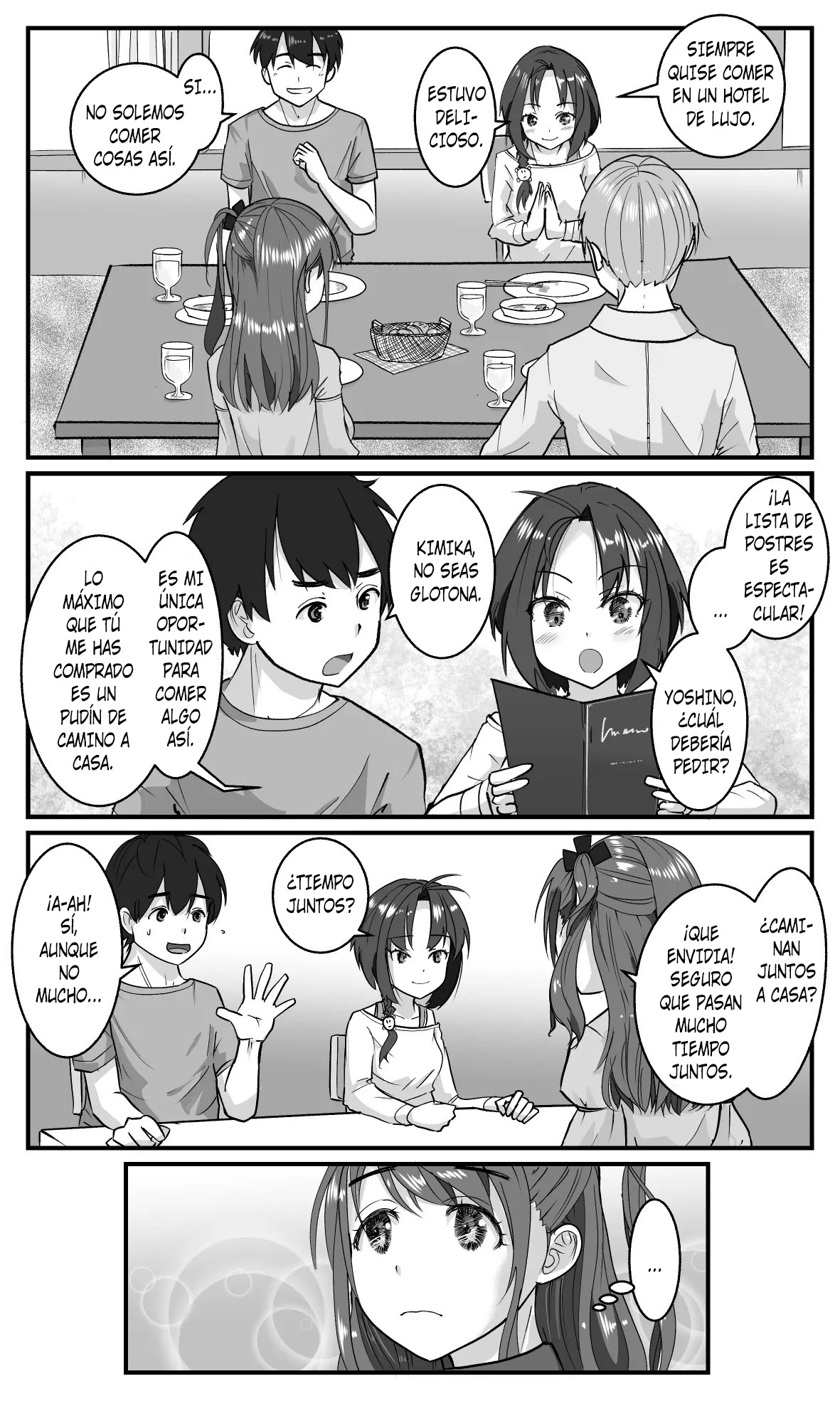 [Hato to Mugi (Ohshima Hato)] Love LOVE Swapping Hotel | Intercambio en el Hotel del Amor [Spanish] [Unnamed team] [Digital] 图片编号 4