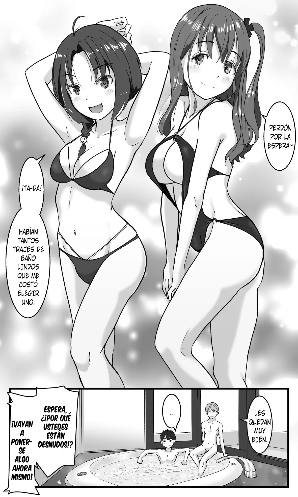 [Hato to Mugi (Ohshima Hato)] Love LOVE Swapping Hotel | Intercambio en el Hotel del Amor [Spanish] [Unnamed team] [Digital] 图片编号 6