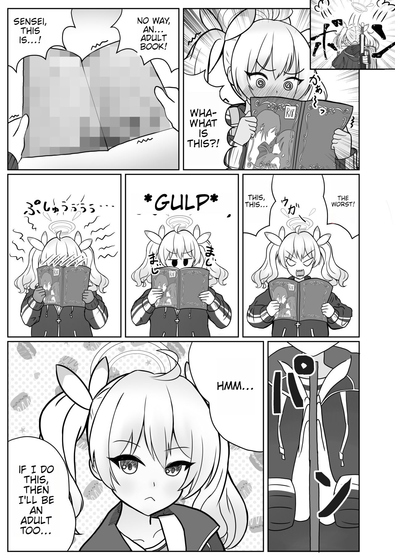 [Kantai Kikou (Soda Gori)] Yoshimi-chan wa Otona no Hito ni Naritai! (Blue Archive) [Digital] ENGLISH EDITION Bildnummer 7