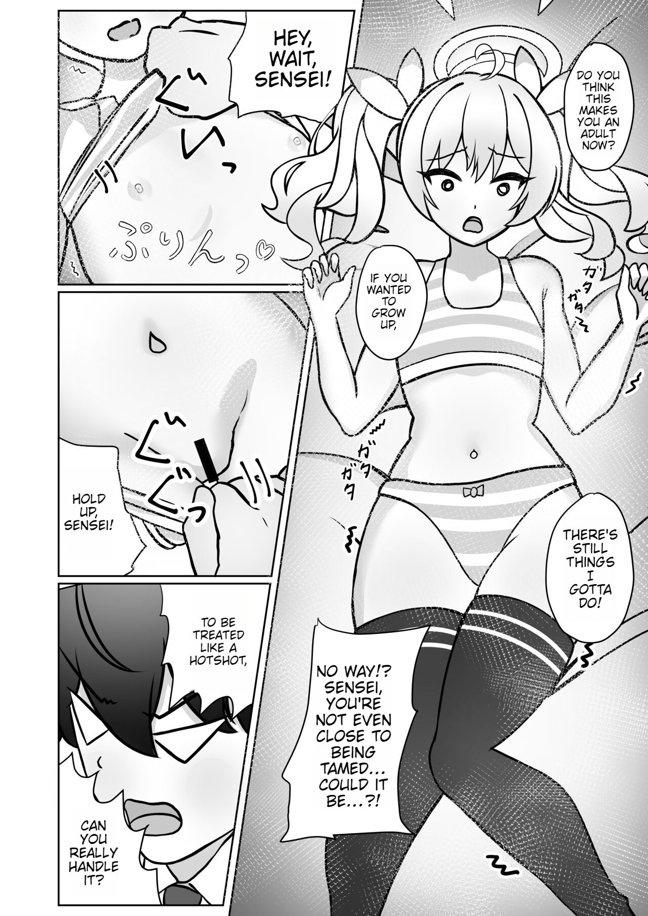 [Kantai Kikou (Soda Gori)] Yoshimi-chan wa Otona no Hito ni Naritai! (Blue Archive) [Digital] ENGLISH EDITION Bildnummer 16