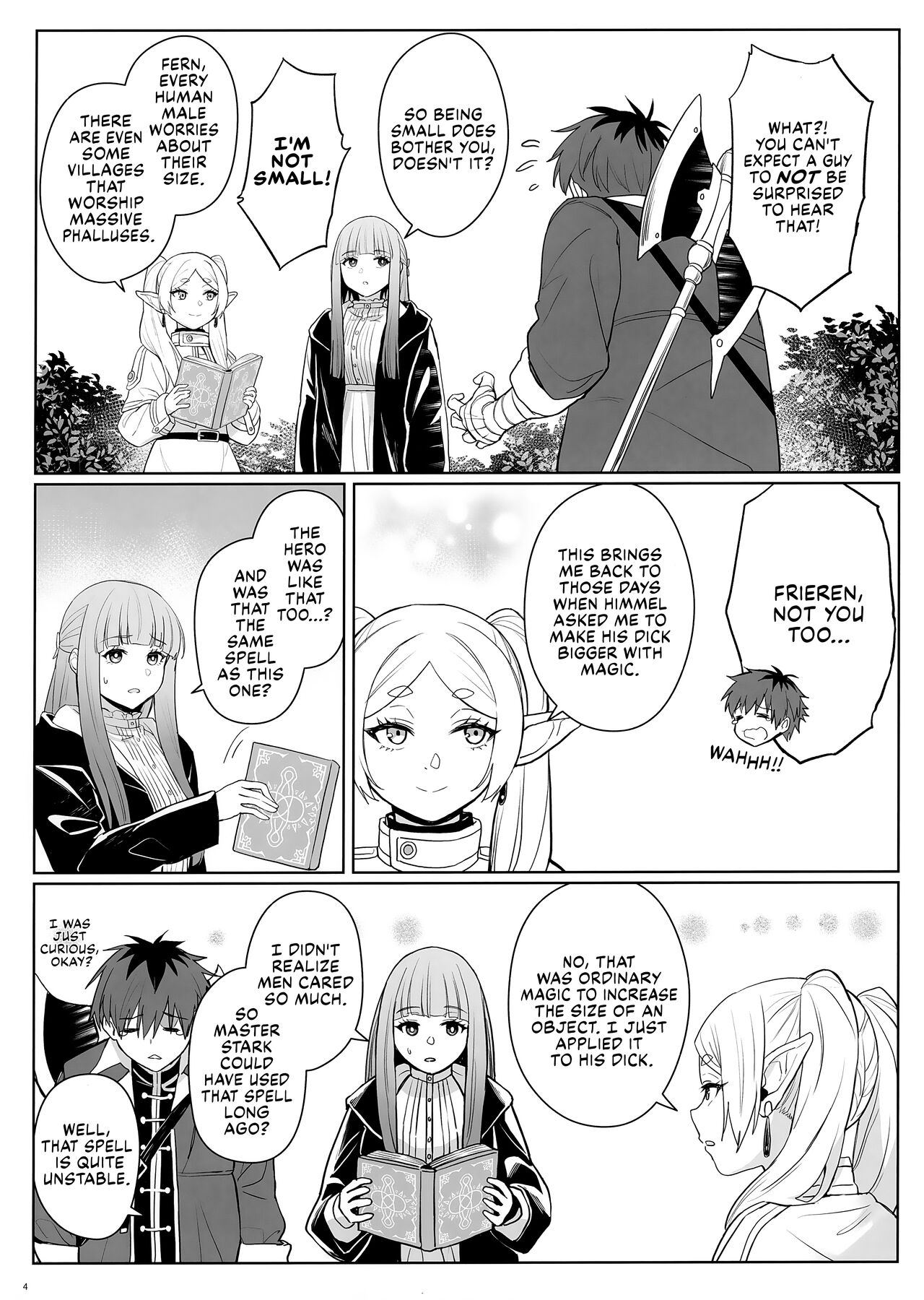 [COMEX (Zhen Lu)] Chinchin ga Ookiku Naru Mahou | Penis Enlargement Magic (Sousou no Frieren) [English] [Decensored] [Fap It Scans] image number 5