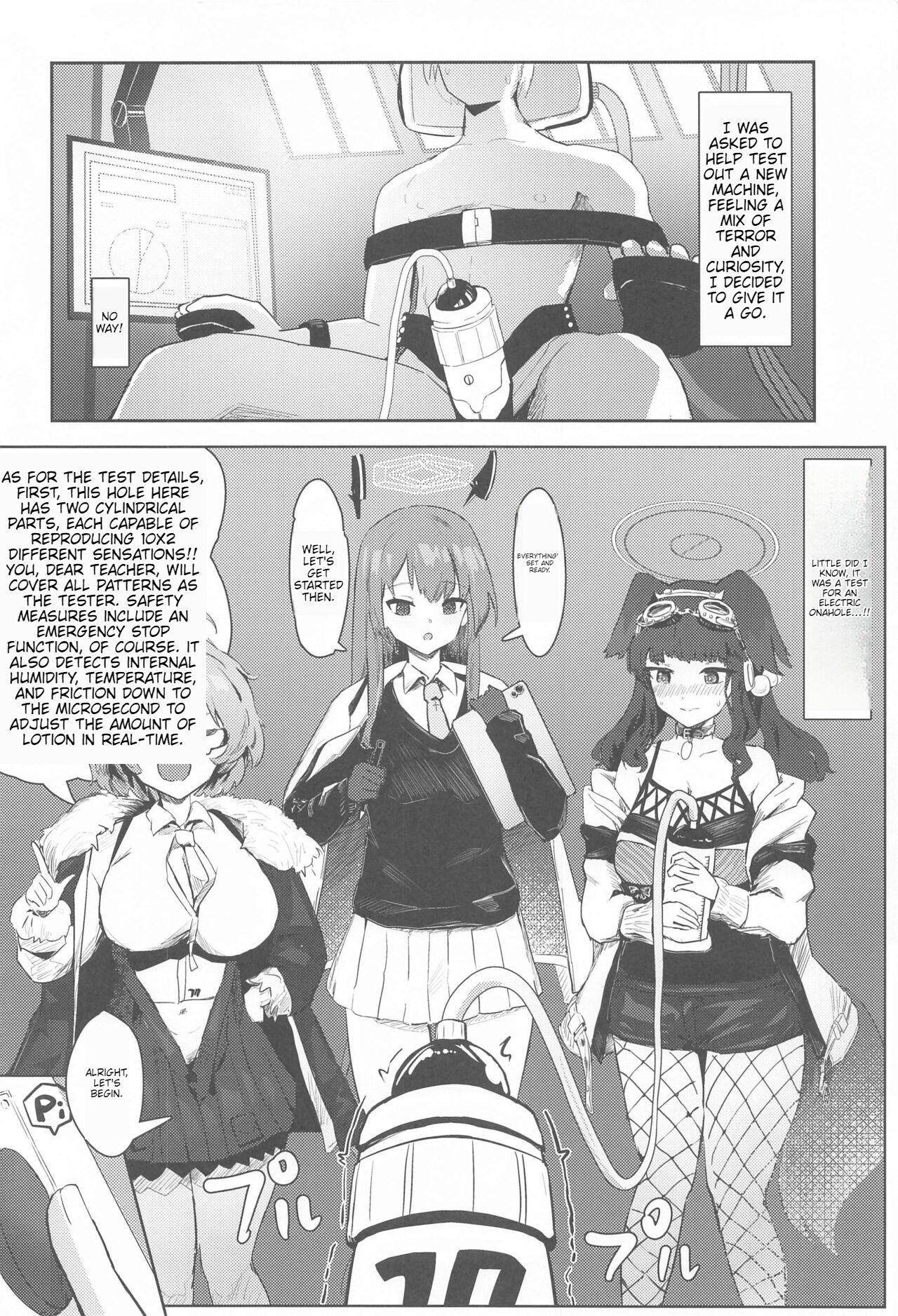 (C103) [Futo Fukutsu (Oza)] Soushi Souai Seito-tachi ni Ippouteki ni Shiboritorarechau Hon (Blue Archive) ENGOLOSHO numero di immagine  9