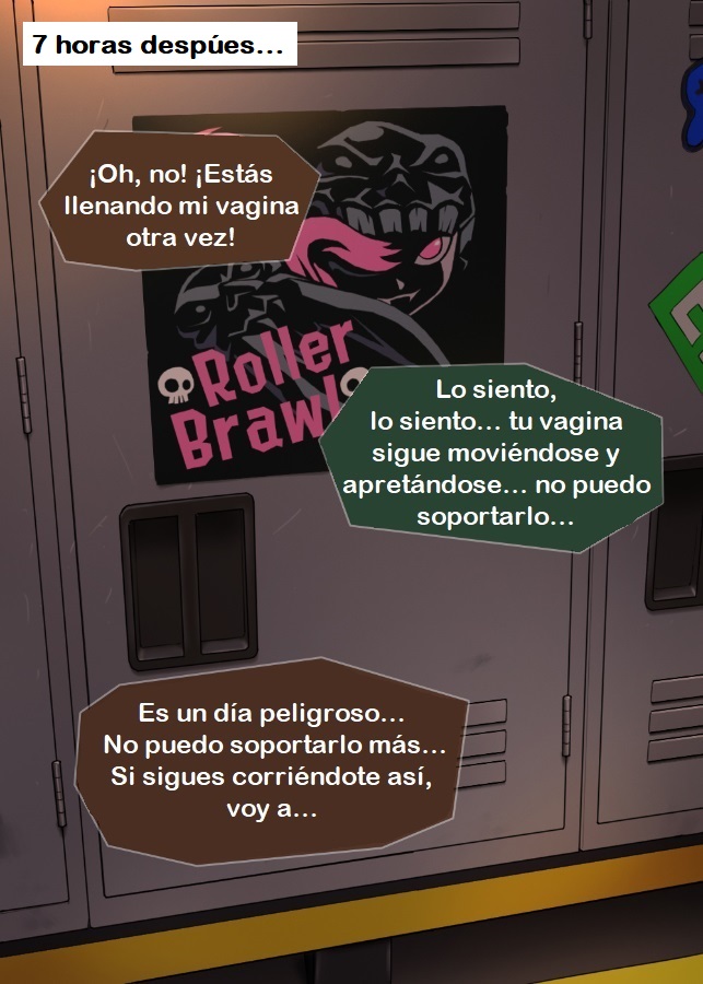 [ikachangenema] You should be sorry in the locker! (Spanish) [WolfKnight54] 画像番号 2