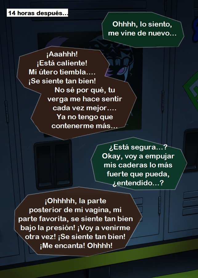 [ikachangenema] You should be sorry in the locker! (Spanish) [WolfKnight54] 画像番号 3