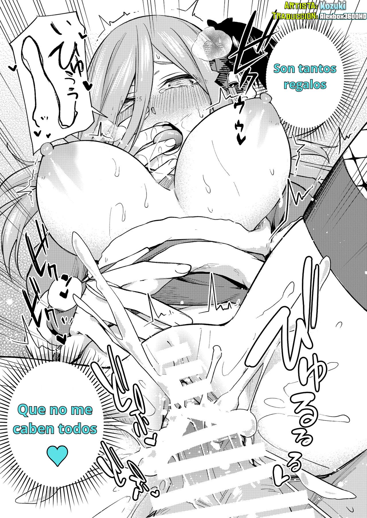 [Kozuki Sousaku Dokoro (Kozuki)] Chri Bocchi Miku - Miku is alone at Christmas. (Gotoubun no Hanayome) [Spanish] [Alexbox3600HD] [Color Text] [Digital] изображение № 27