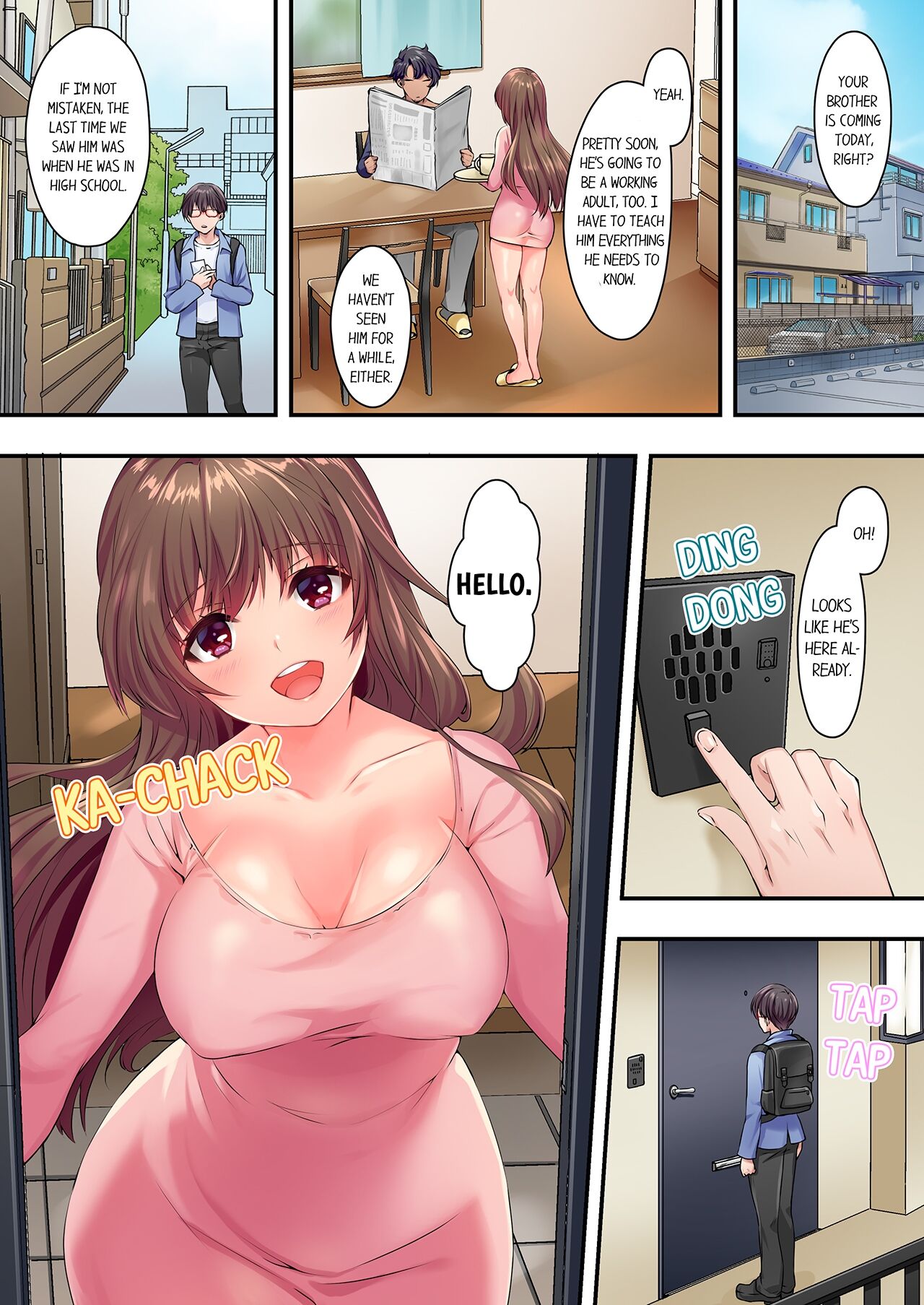 [Makkoreader] Otto no Otouto to Nikutai Kankei wo Motte Shimaimashita - Nan Shuukan Buri no Sex, Iki Sugite... 1 | I Have A Physical Relationship With My Husband's Brother - I Haven't Had Sex For Weeks, I Can't Stop Cumming Now… 1 [English] 画像番号 2
