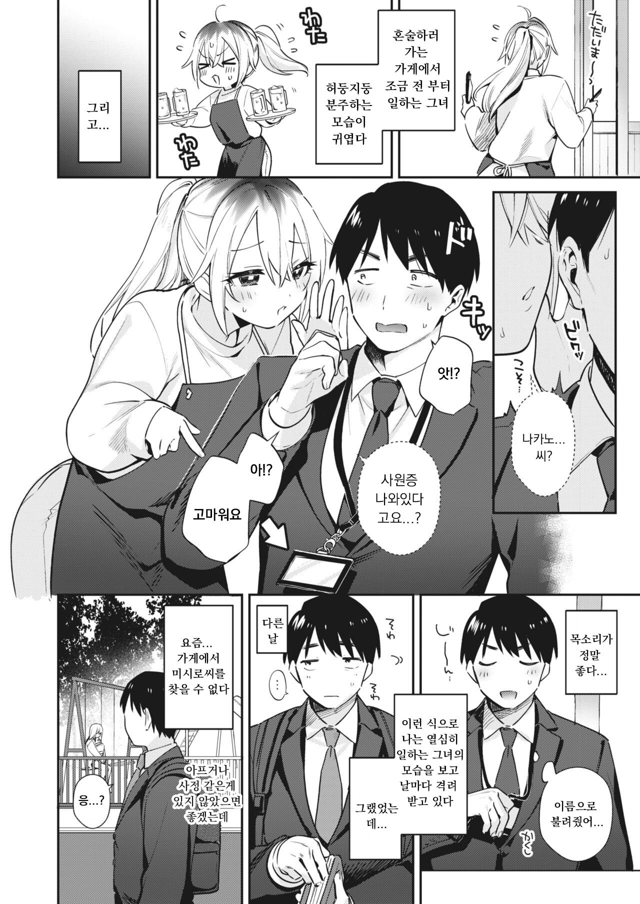 [Sakuraba Rokusuke] Shigoto Owari no Boku to Kimi (COMIC HOTMILK 2024-04) [Korean] 이미지 번호 2