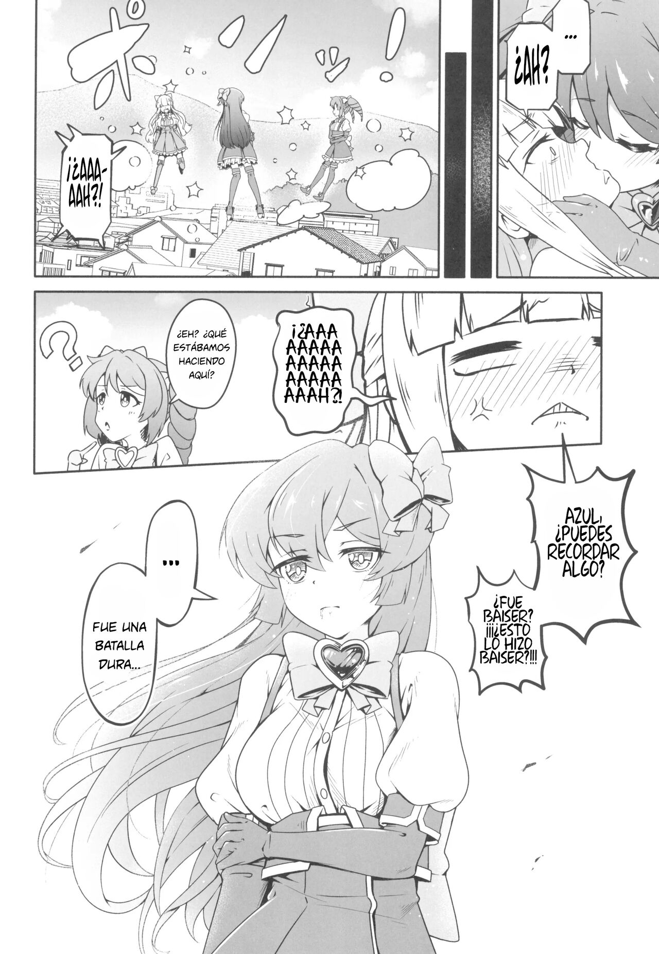 (COMIC1☆24) [MIDDLY (Midorinocha)] Kaishaku chigai ni akogarete (Mahou Shoujo ni Akogarete) [Spanish] [INSOMNIA] numero di immagine  22