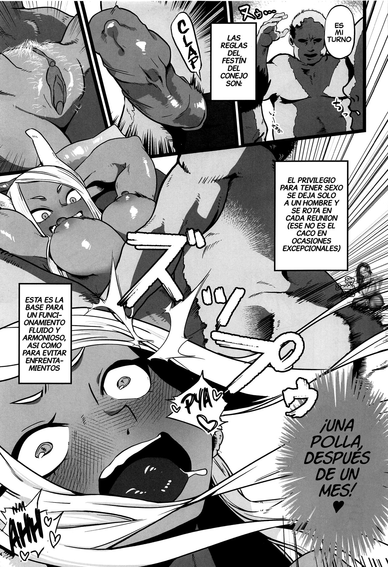 (C101) [Pin to Kite Jigoku (Dance Eiki)] Bukkake Mirko (Boku no Hero Academia) [Spanish] [BigDaddy Scan] [Decensored] image number 10