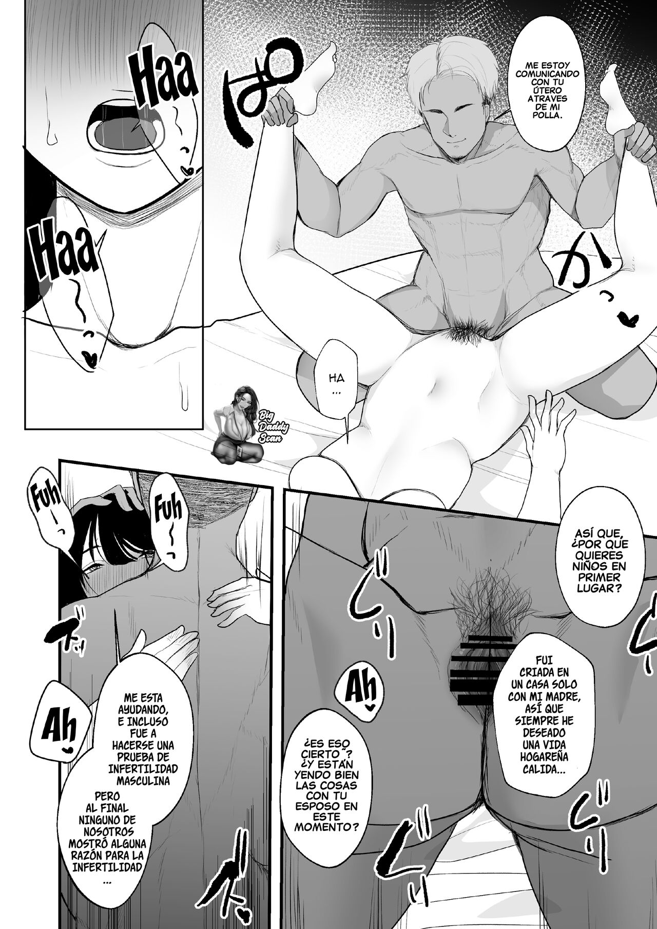 [Nanda Kono Sekai (Giriken)] Ninkatsu Hitozuma Akutoku Saimin Ryouhou de Gokainin | Una Ama De Casa Que Buscaba Quedarse Embarazada [Spanish] [BigDaddy Scan] 이미지 번호 11