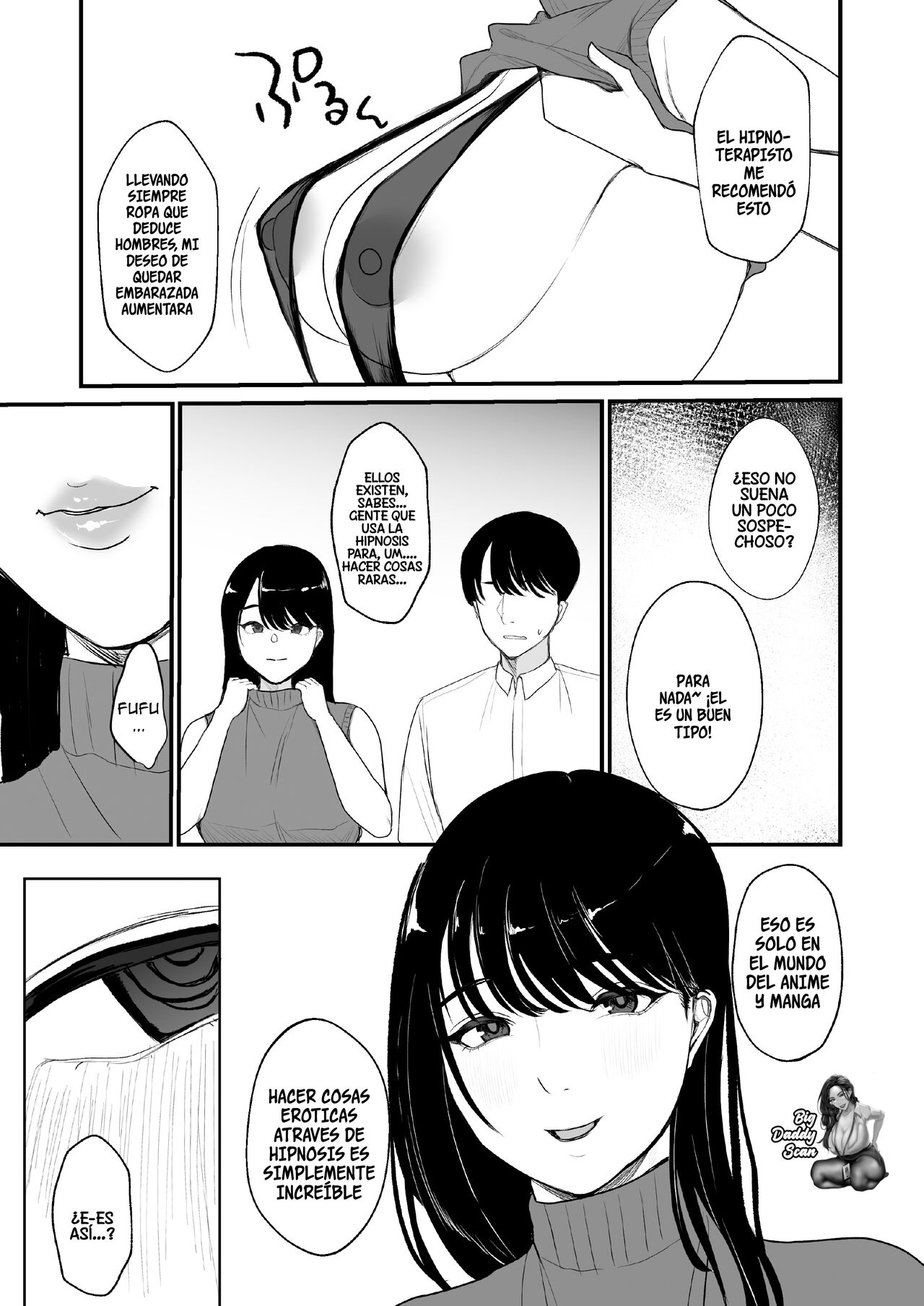 [Nanda Kono Sekai (Giriken)] Ninkatsu Hitozuma Akutoku Saimin Ryouhou de Gokainin | Una Ama De Casa Que Buscaba Quedarse Embarazada [Spanish] [BigDaddy Scan] 이미지 번호 18