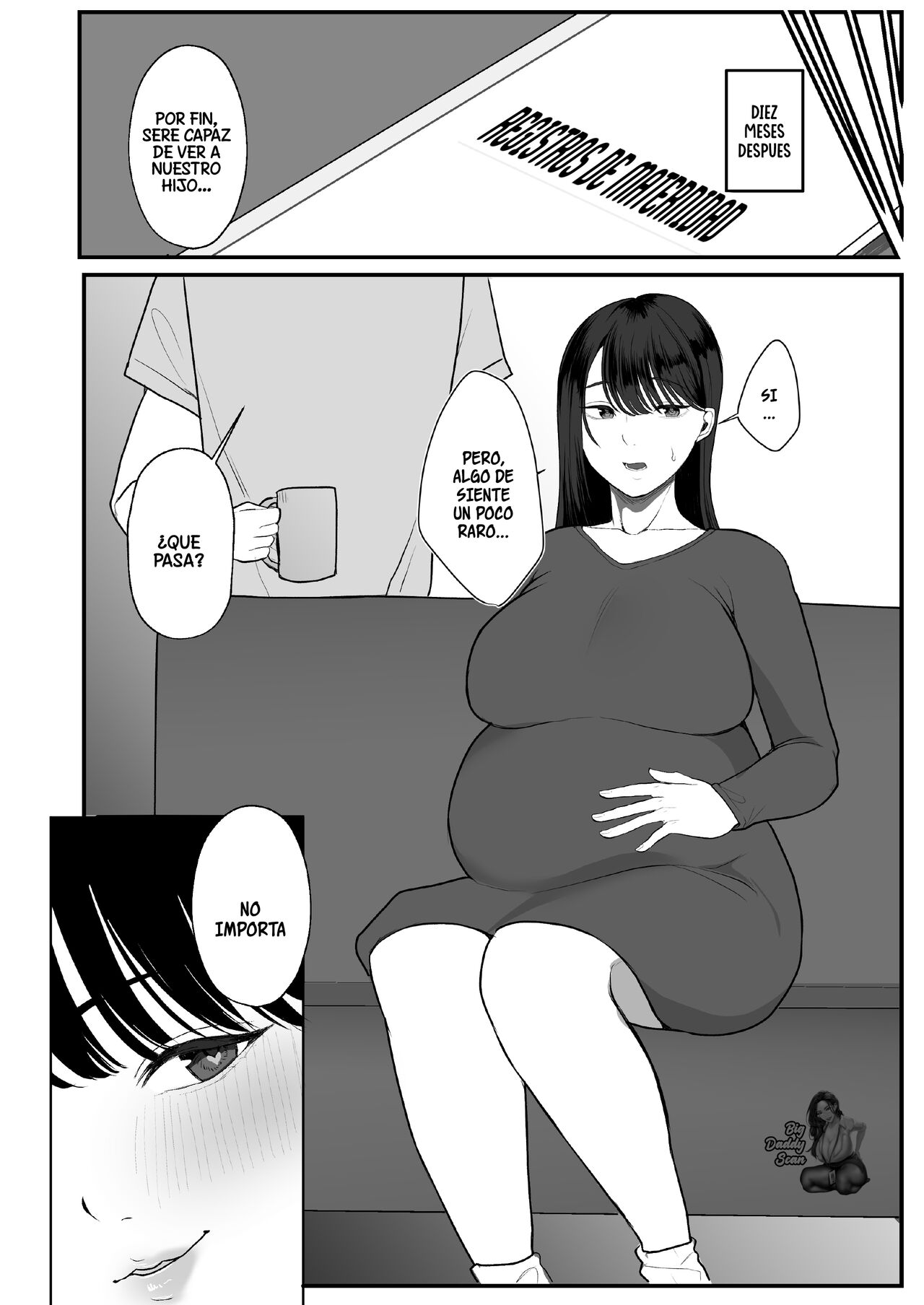 [Nanda Kono Sekai (Giriken)] Ninkatsu Hitozuma Akutoku Saimin Ryouhou de Gokainin | Una Ama De Casa Que Buscaba Quedarse Embarazada [Spanish] [BigDaddy Scan] 이미지 번호 29