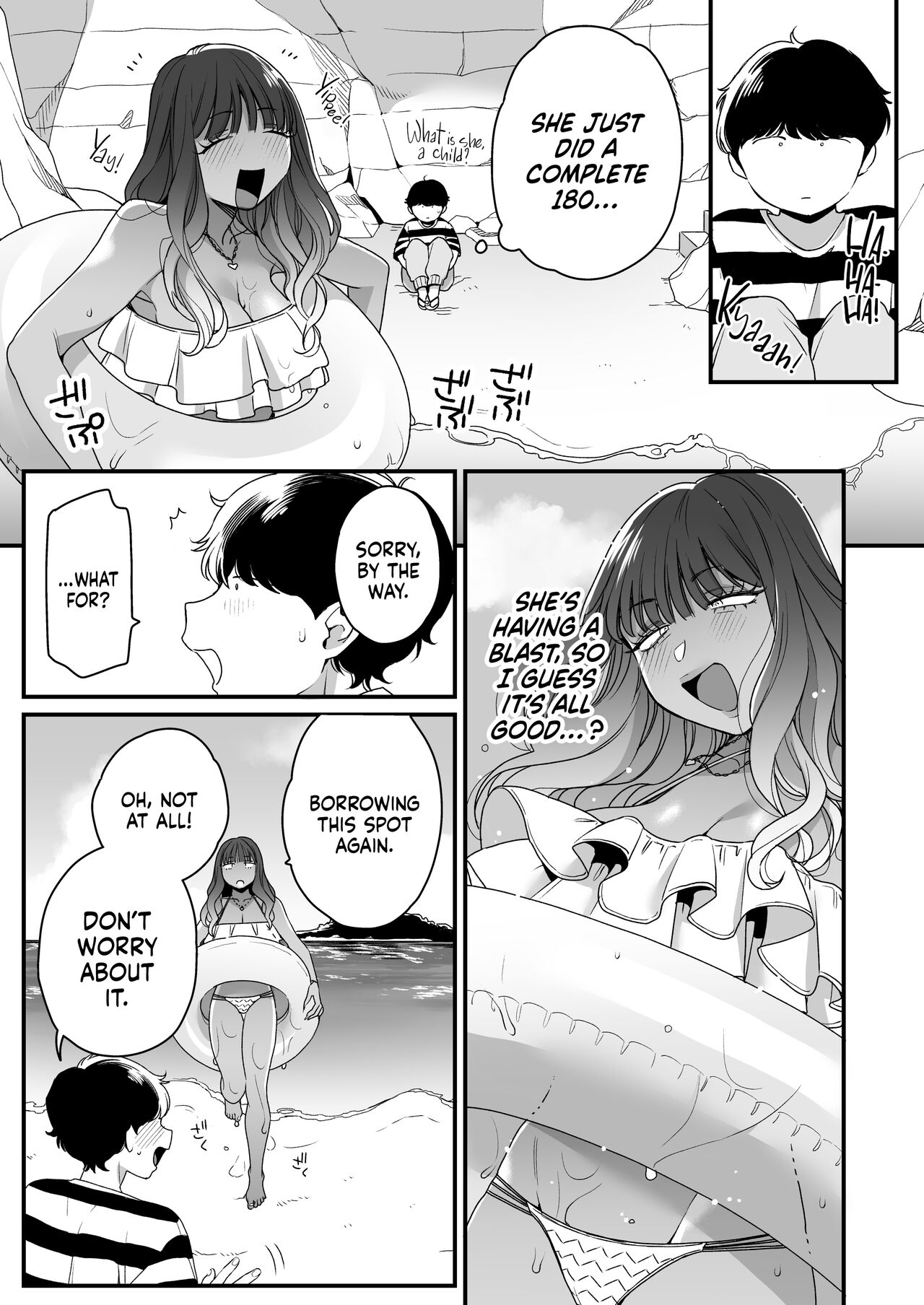 [Misaki (BUTA)] Natsu to Umi to Gal ×2 | Beach, Sun, And A Pair Of Gyarus! [English] [head empty] Bildnummer 19