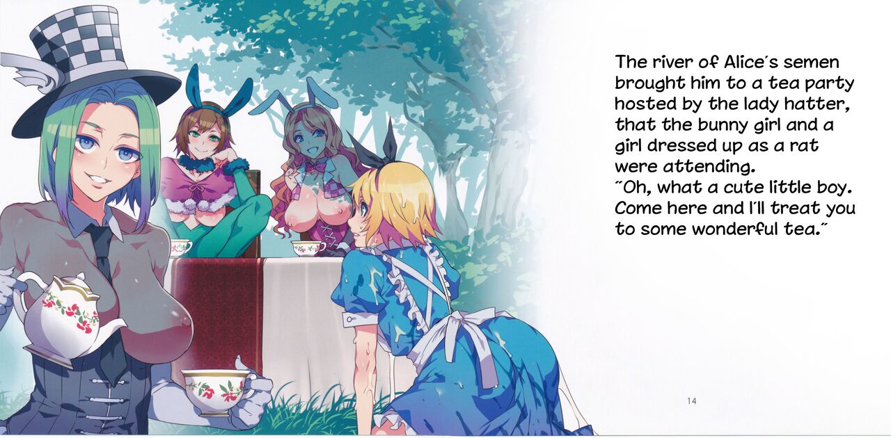 (C90) [Alice no Takarabako (Mizuryu Kei)] Yoiko no Sukebe Douwa Series 2 Fushidara na Kuni no Alice (Alice in Wonderland) [English] [hardcase8translates] image number 8