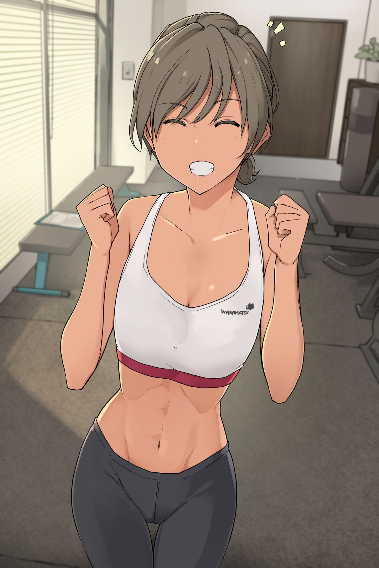 [Wakamatsu] Ikken Yasashisou na Personal Gym no Trainer-san ni Karada o Ijimenukareru Hanashi (Part 1) [French] [Histoire d'Hentai] 画像番号 1