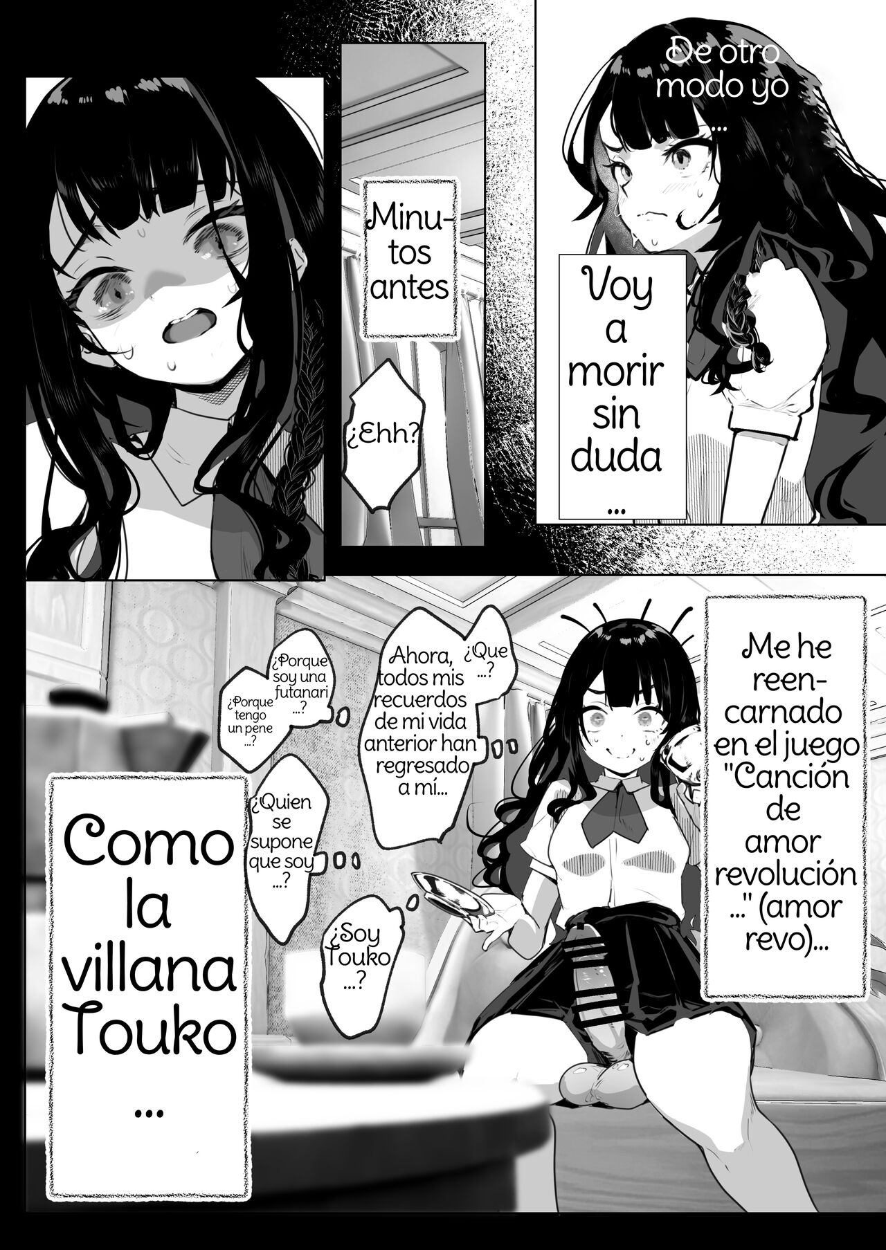 [Raise wa Futanari Bishoujo (orion)] Futanari Akuyaku Reijou ni Tensei shita no de Otomege no Heroine o Kouryaku Shimasu [Spanish] [Amaterasu] [Digital] 图片编号 5