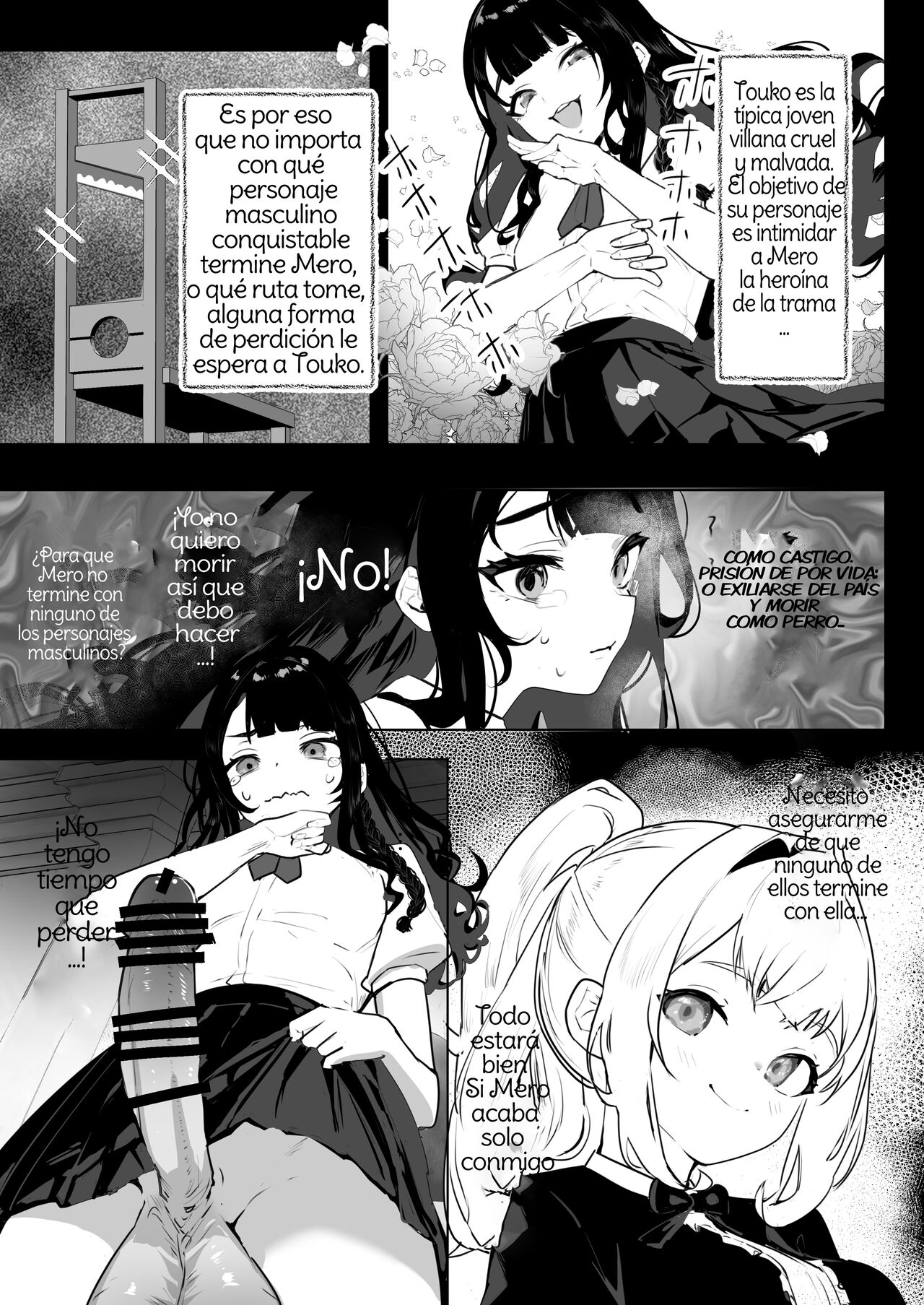 [Raise wa Futanari Bishoujo (orion)] Futanari Akuyaku Reijou ni Tensei shita no de Otomege no Heroine o Kouryaku Shimasu [Spanish] [Amaterasu] [Digital] 图片编号 6