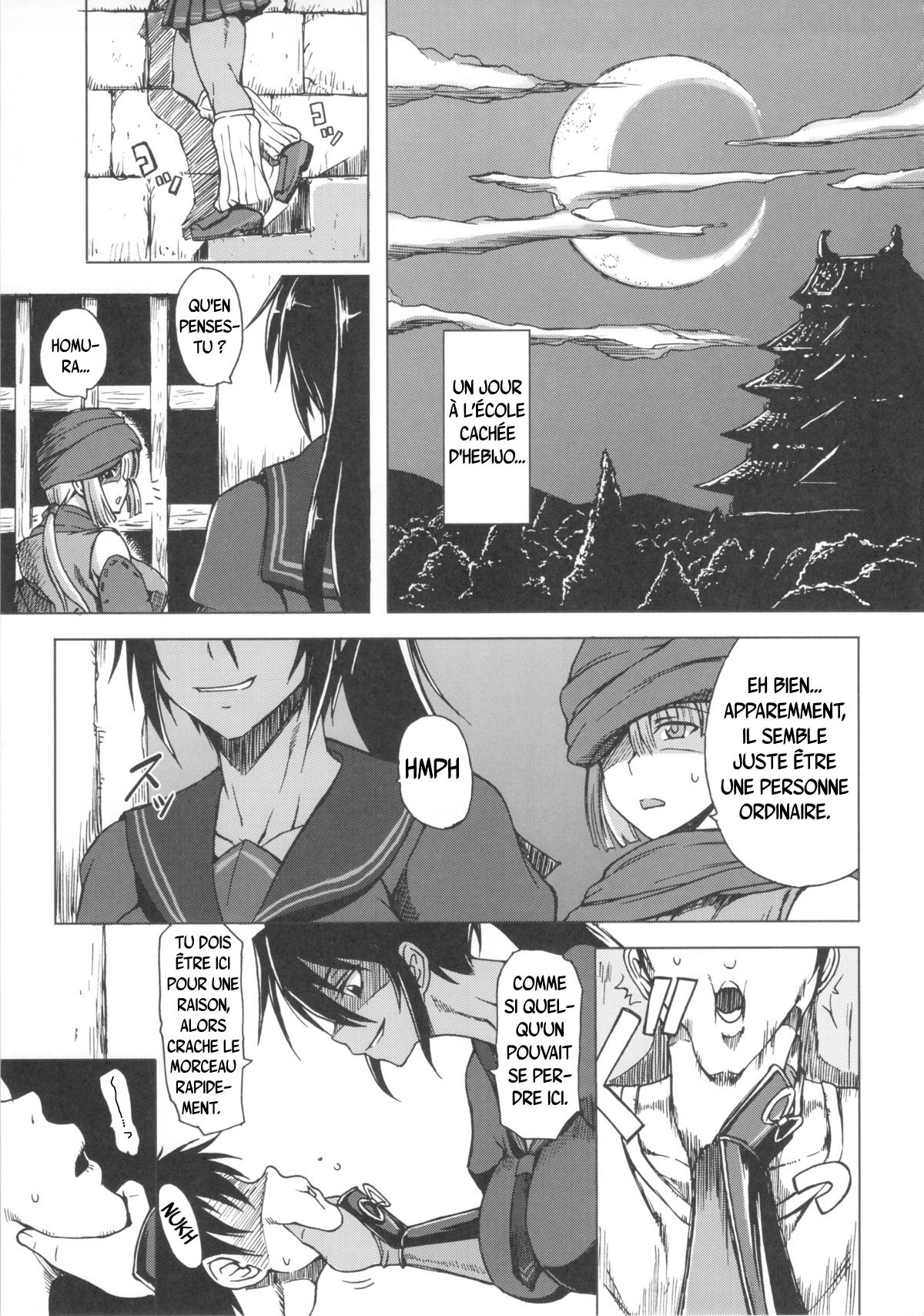 (C84) [SHD (Buchou Chinke, Hiromi)] Haijo Senranchou (Senran Kagura) [french] image number 4