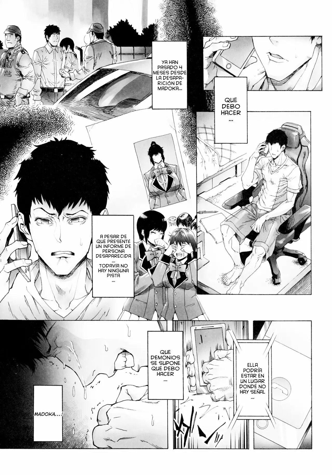 [Kocho Kocho Koukou (Bonten)] NTR-EX3 Kare ni wa Ienai Mesu Ochi Life [Spanish] [De todo Un poco SCAN] numero di immagine  20