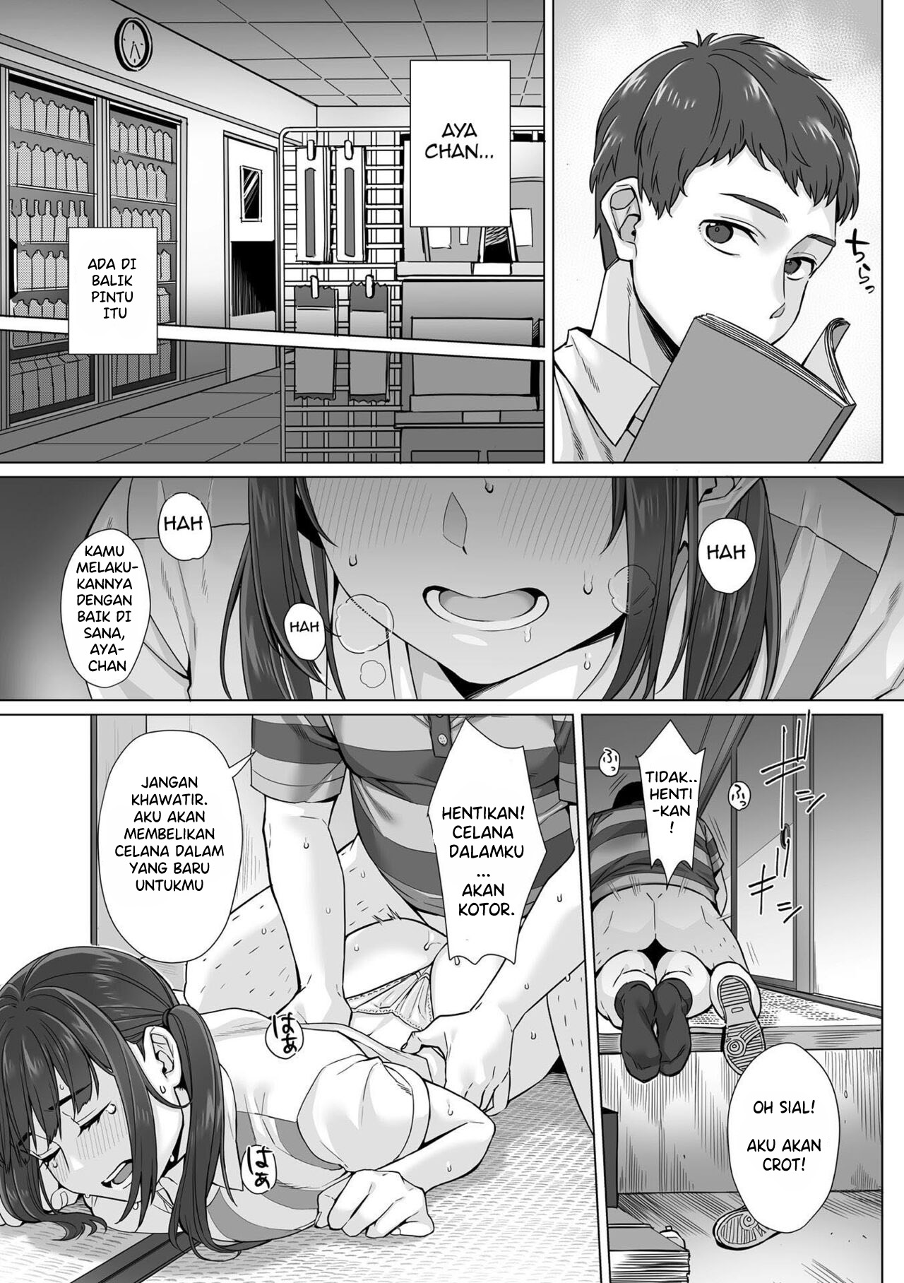 [miniru] Junboku Joshikousei wa Oyaji Iro ni Somerarete Comic Ban Chapter 3 [Indonesia] 画像番号 4