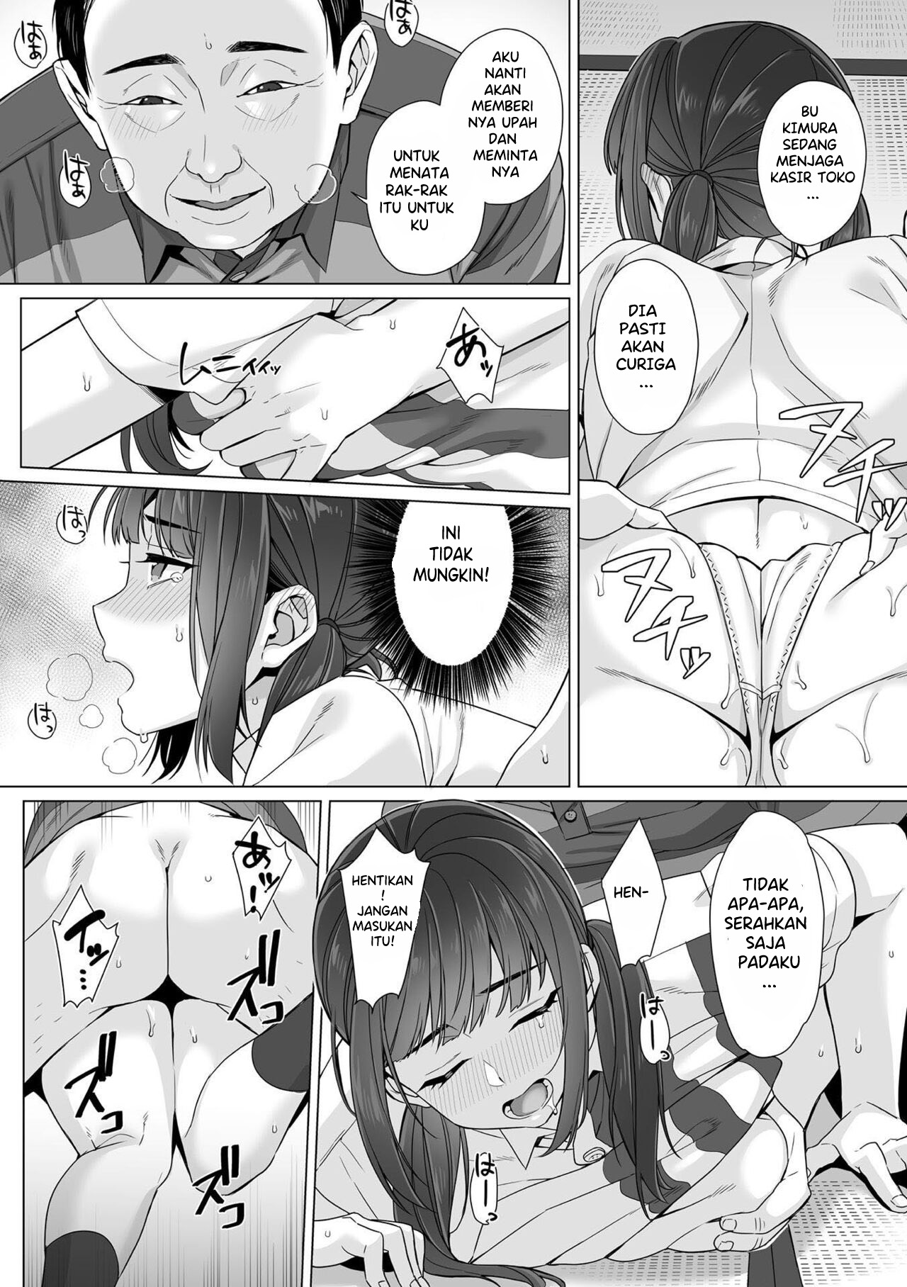 [miniru] Junboku Joshikousei wa Oyaji Iro ni Somerarete Comic Ban Chapter 3 [Indonesia] 画像番号 5