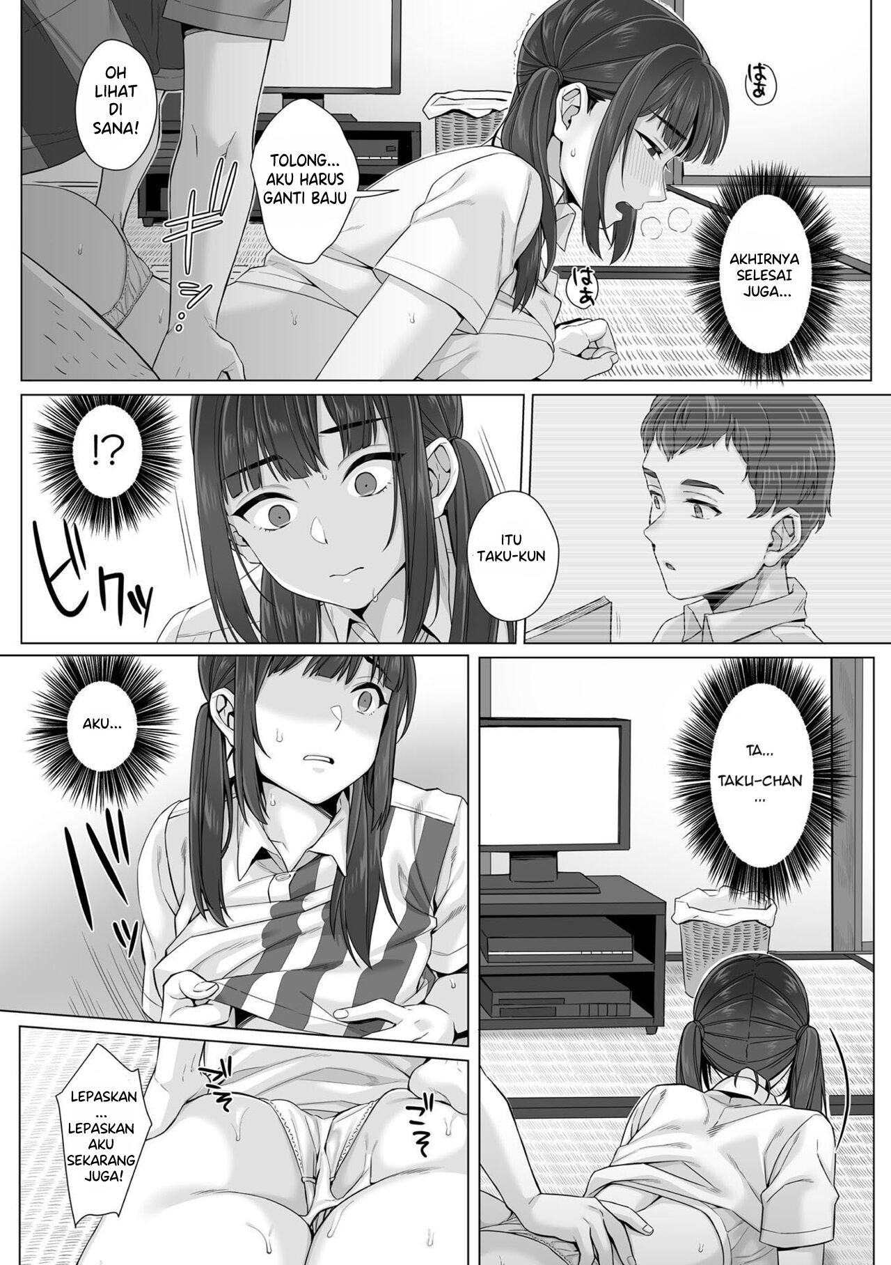 [miniru] Junboku Joshikousei wa Oyaji Iro ni Somerarete Comic Ban Chapter 3 [Indonesia] 画像番号 7