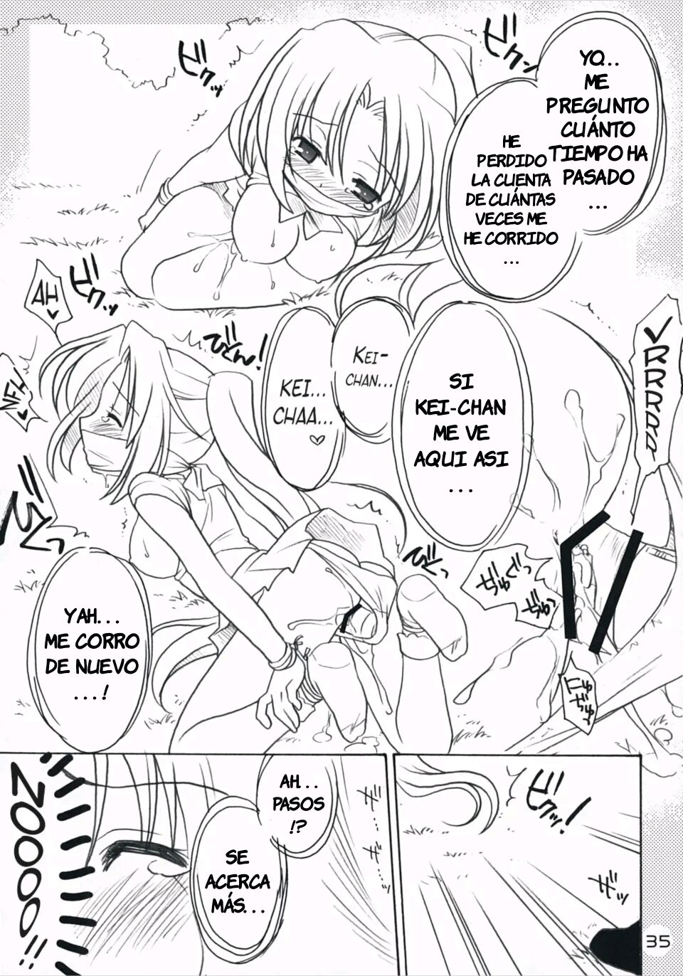 (C73) [Purin Yokochou (Ouka Sushi)] Higurashi Iroiro Bon (Higurashi no Naku Koro ni) [Spanish] [JFairy Traslate] image number 29