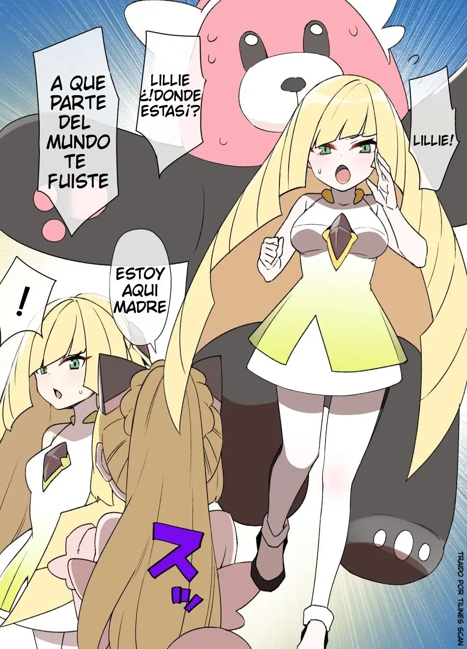 [Kusayarou] Slave Ball Sennou ~Lusamine & Lillie Hen~ (Pokémon Sun and Moon) [Spanish] [Tilines Scan] изображение № 1