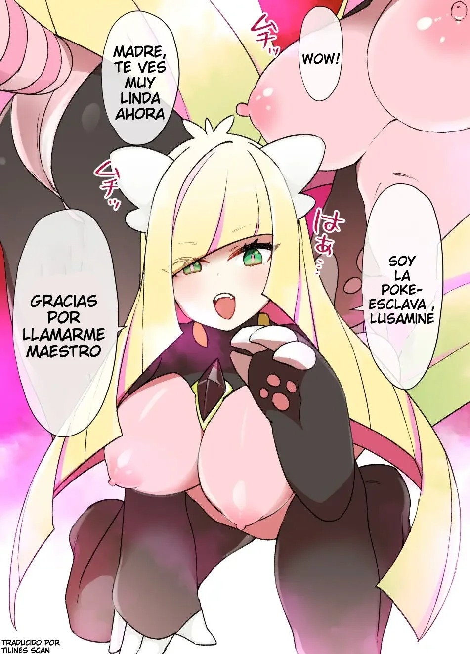 [Kusayarou] Slave Ball Sennou ~Lusamine & Lillie Hen~ (Pokémon Sun and Moon) [Spanish] [Tilines Scan] изображение № 5