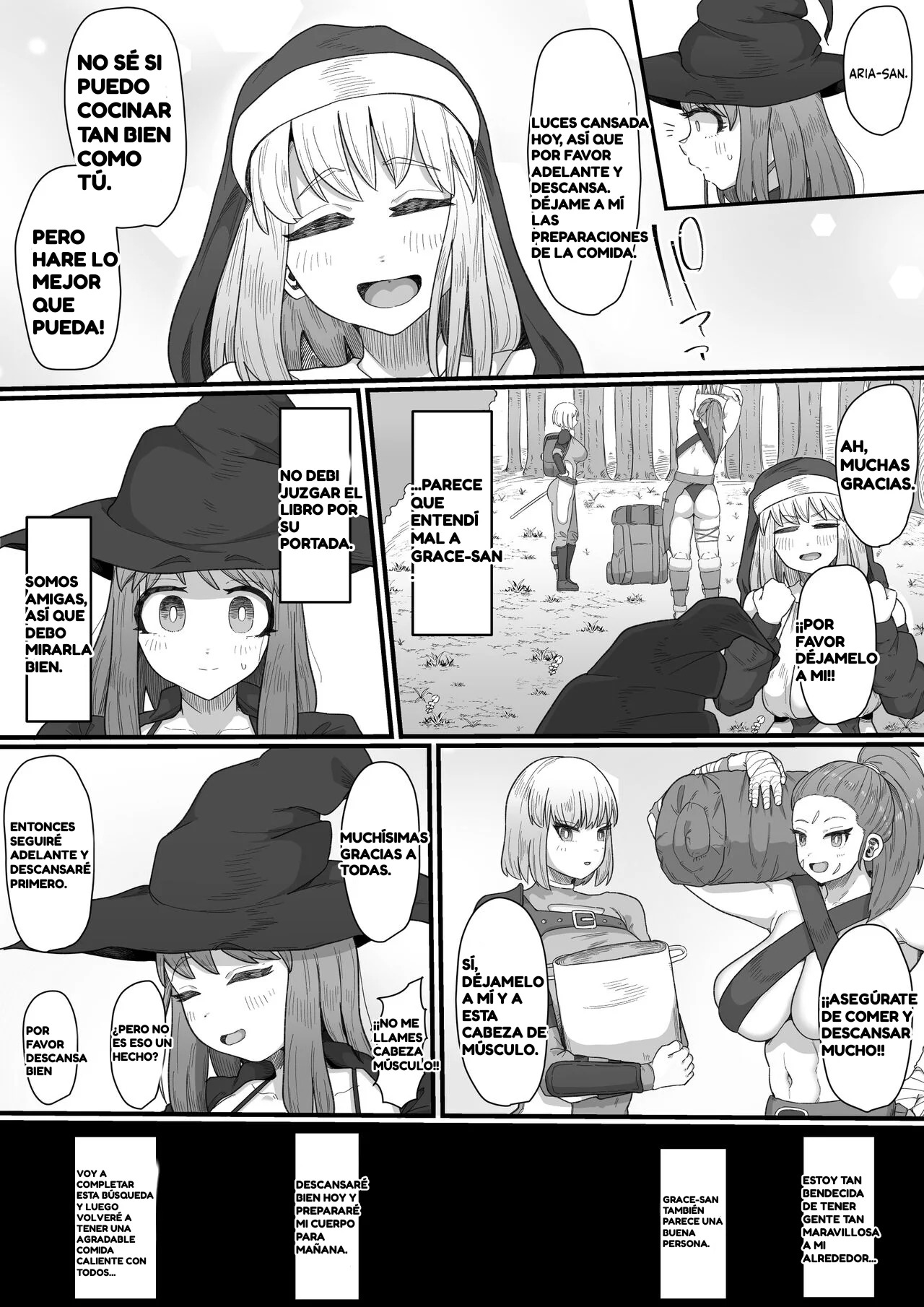 [Ebi no Implant (Shrimp Cake)] Onna Boukensha × Futanari, Nani mo Okoranai Hazu ga Naku… | Aventuras x Futanari, No Hay Manera de que No Pase Nada... [Spanish] [El Rey del Futanari] 图片编号 5