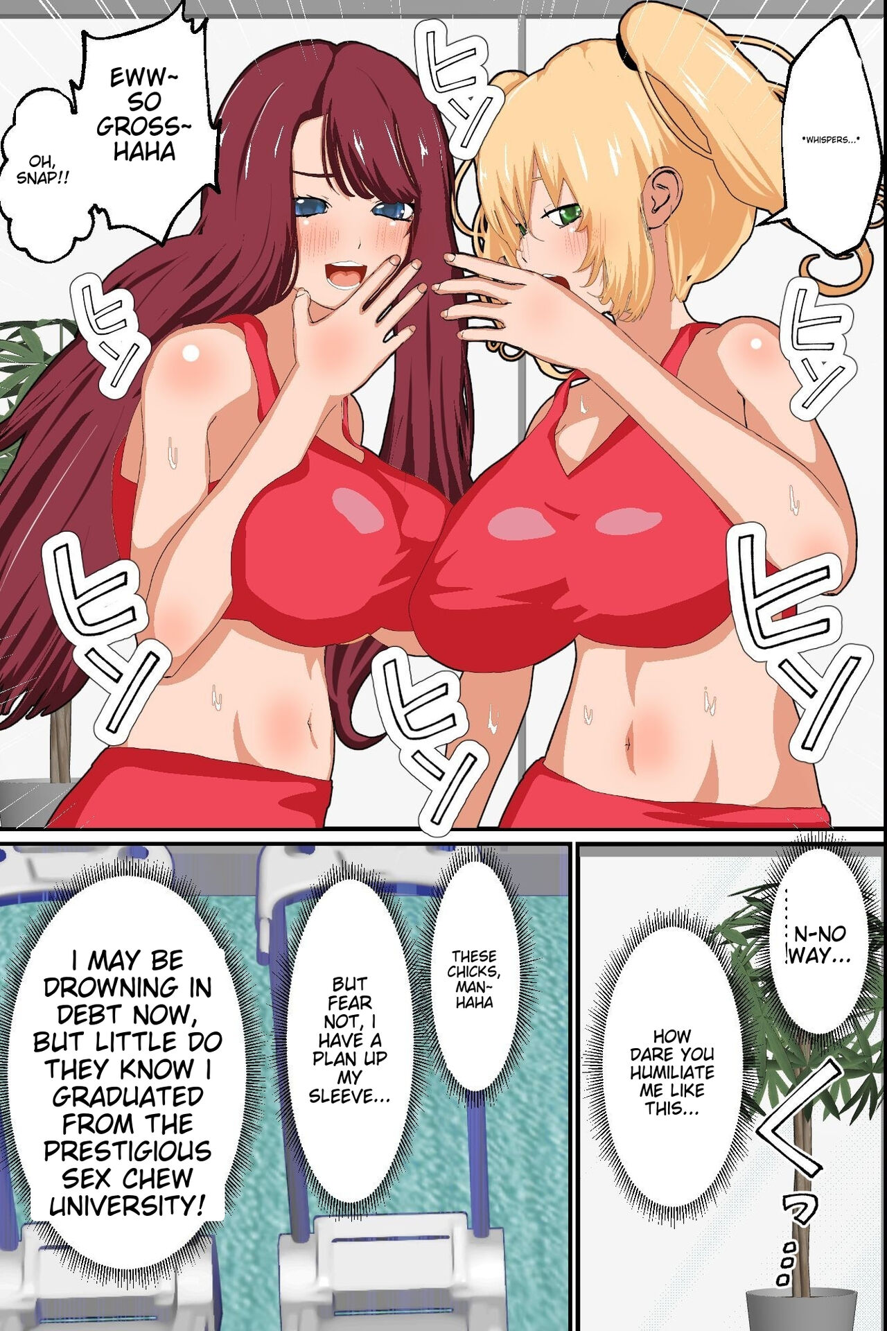 [DL Mate] Sennou Gym de Kyonyuu de hikishimatta Nyotai Ana ni hame makuru Training [English] [yunarukamimakotoyuki] [ENG MTL] image number 6