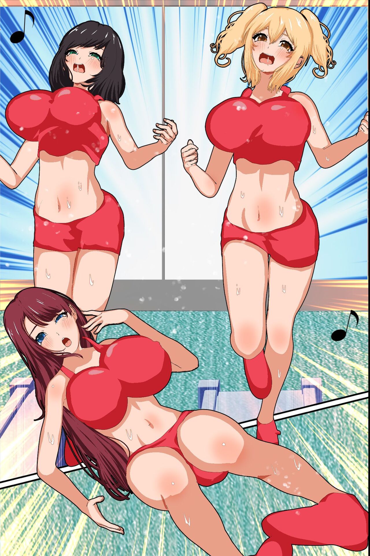 [DL Mate] Sennou Gym de Kyonyuu de hikishimatta Nyotai Ana ni hame makuru Training [English] [yunarukamimakotoyuki] [ENG MTL] image number 49