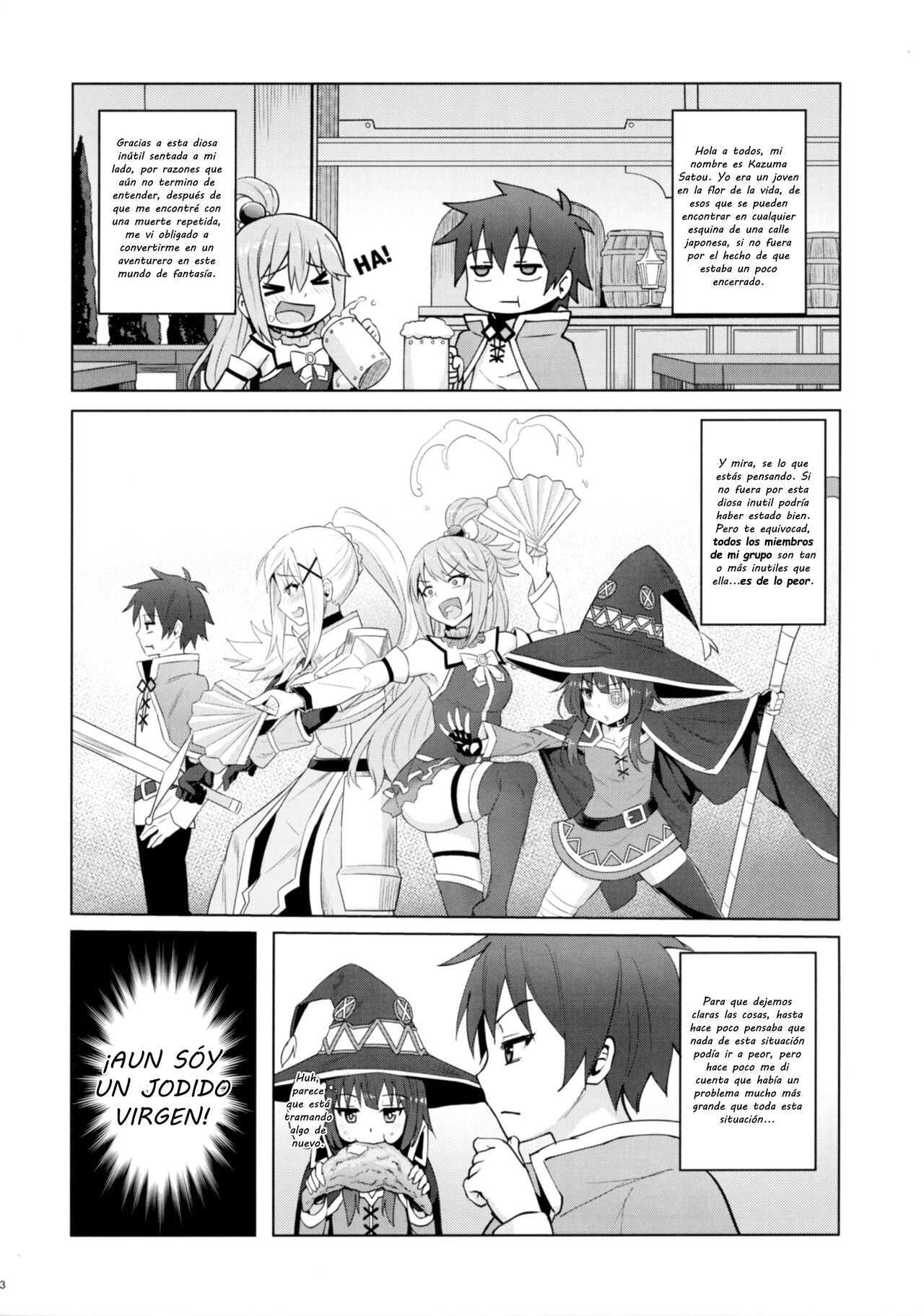 (C92) [COMEX (Zhen Lu)] Kono Daraku Shita Onna Kishi ni Syukufuku o! | Gods Blessings on This Corrupted Female Knight! (Kono Subarashii Sekai ni Syukufuku o!) [Spanish] [El Palacio de la Lujuria] [Digital] 18eme image