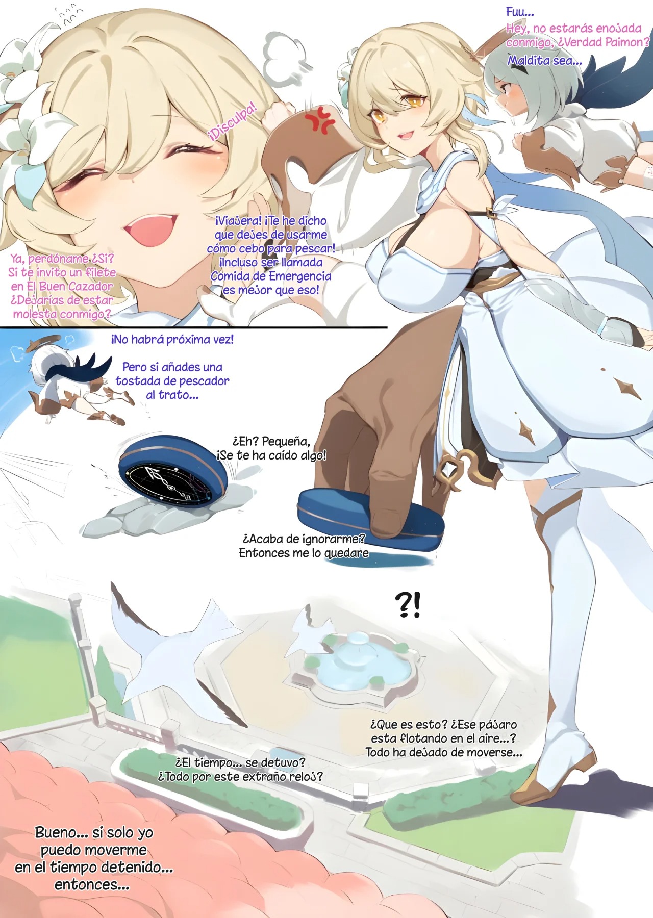 [Yanje] Jikan Teishi de Tane Zuke | Time Stop Mating (Genshin Impact) [Spanish] [Ahoy_lynn] Bildnummer 2