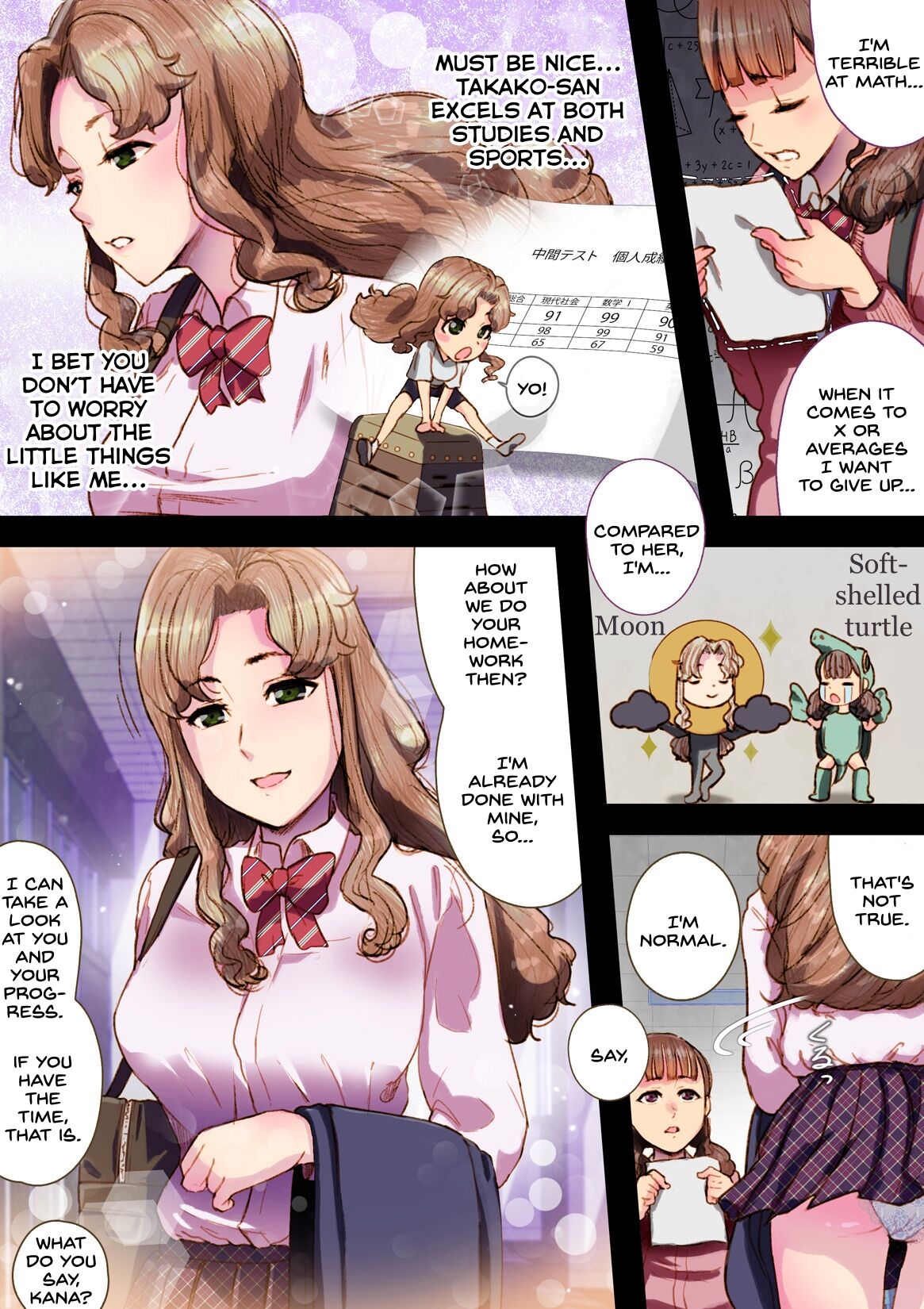 [An-chan Kaichou Potsuri Club (An-chan Kaichou)] Futa x Yuri ～While The Curtains Whisper～ [English] image number 5