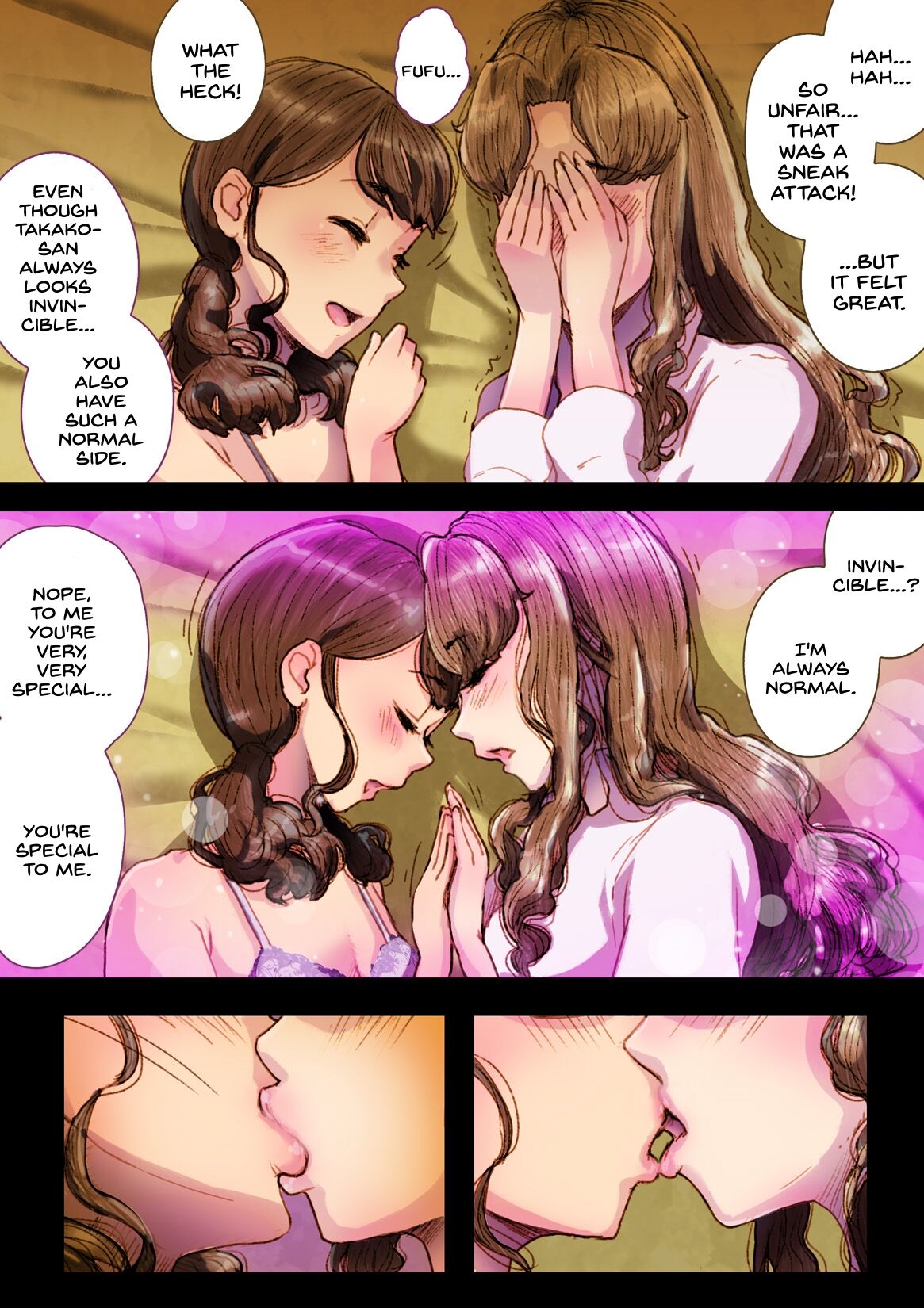 [An-chan Kaichou Potsuri Club (An-chan Kaichou)] Futa x Yuri ～While The Curtains Whisper～ [English] image number 29