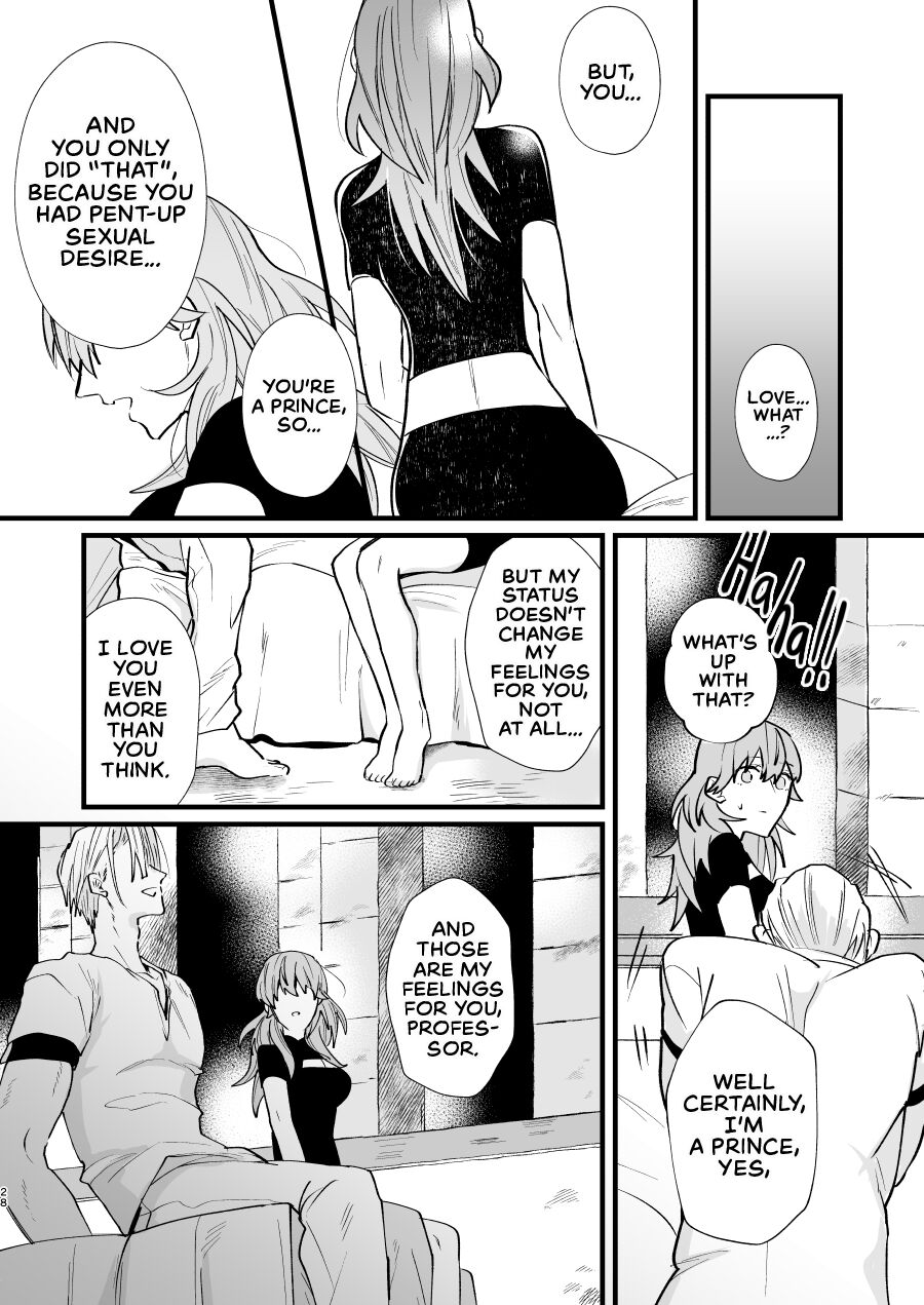 [Inugoya ni Boku (Jinta)] Nenai Ko Dare da | Who is the Restless Child? (Fire Emblem: Three Houses) [The Crimson Star] [Digital] imagen número 27