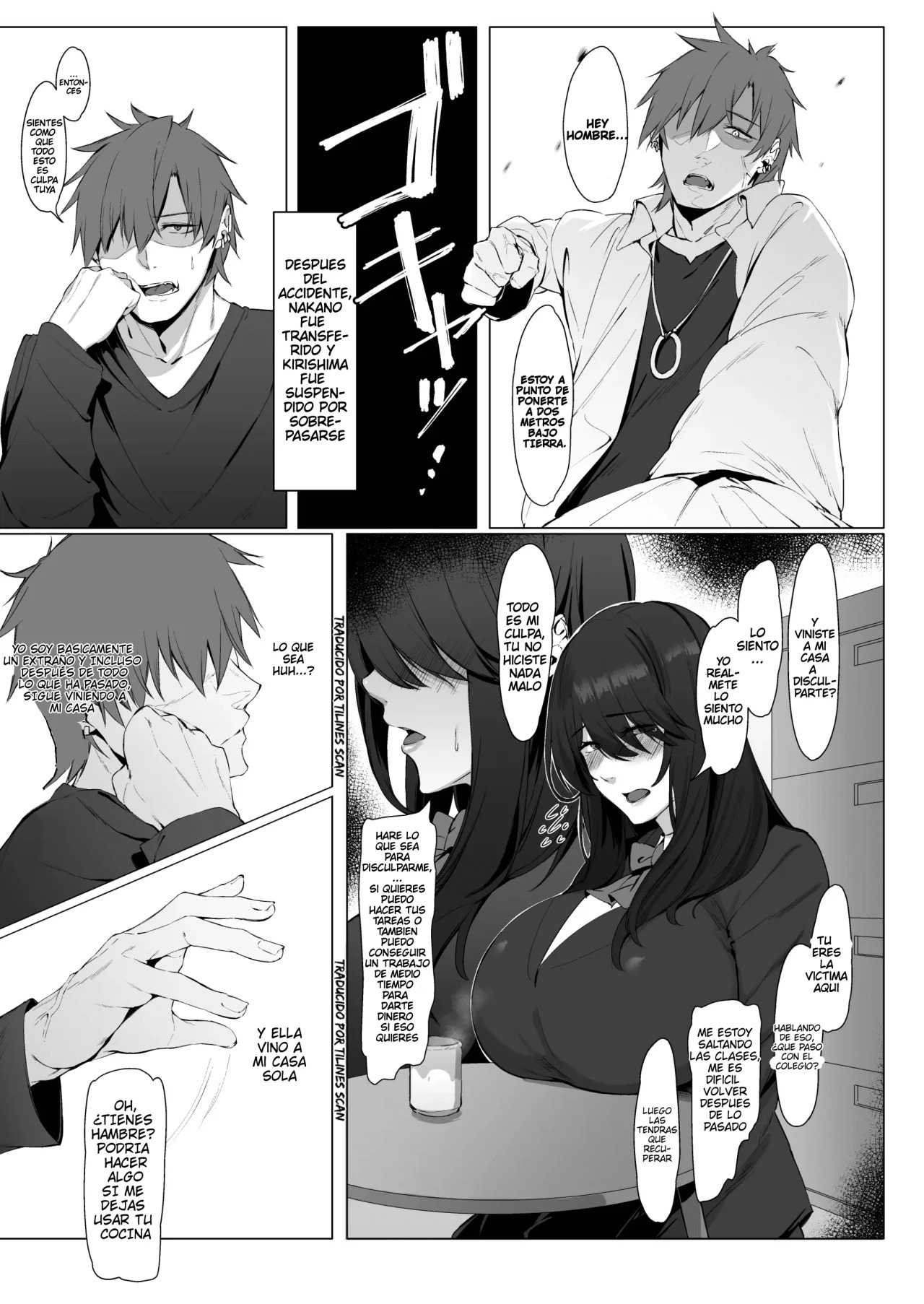 [Shirasu Latte (Shirasu)] Nekura de Jimi demo Ii desu ka? | Is a Gloomy Plain Jane Okay With You? [Spanish] [Tilines Scan] [Digital] image number 6